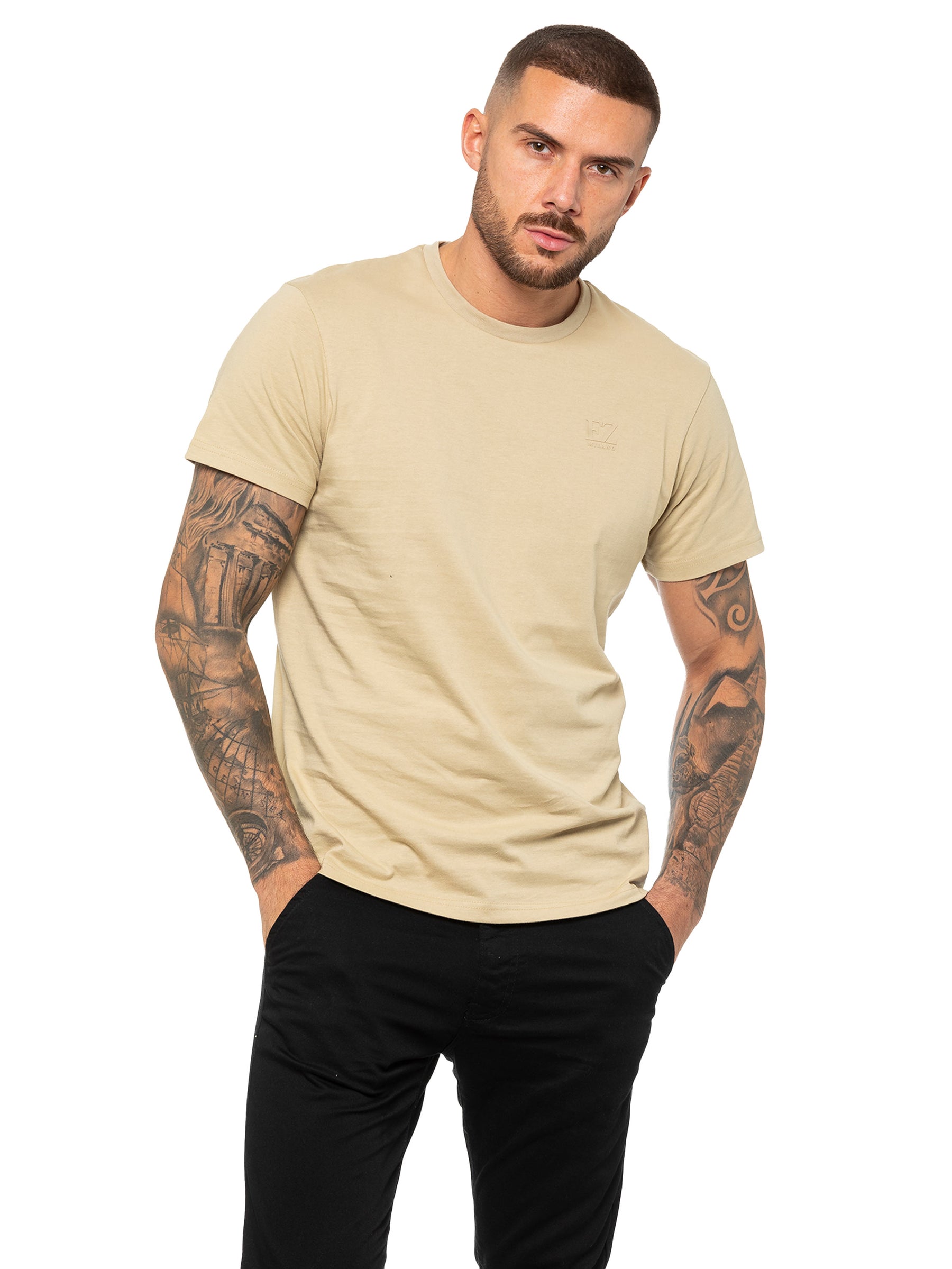 EZTS603 Enzo | Mens Crew Neck T-Shirt ENZO RAWDENIM