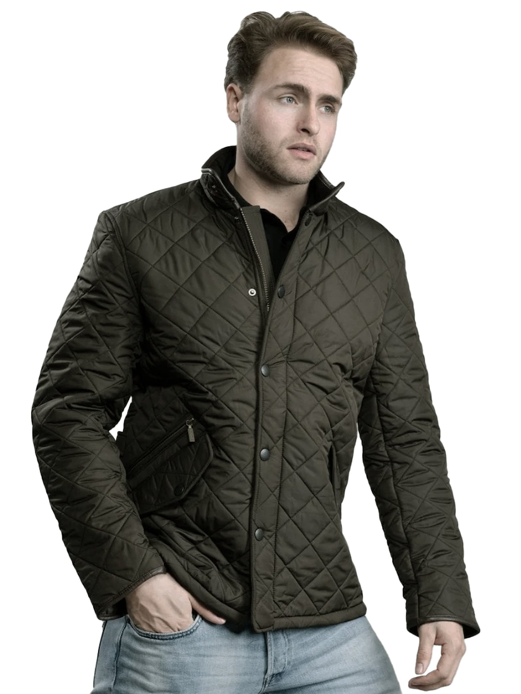 BARBOUR_JKT_POWEL Barbour | Mens Powell Jacket RAWDENIM RAWDENIM