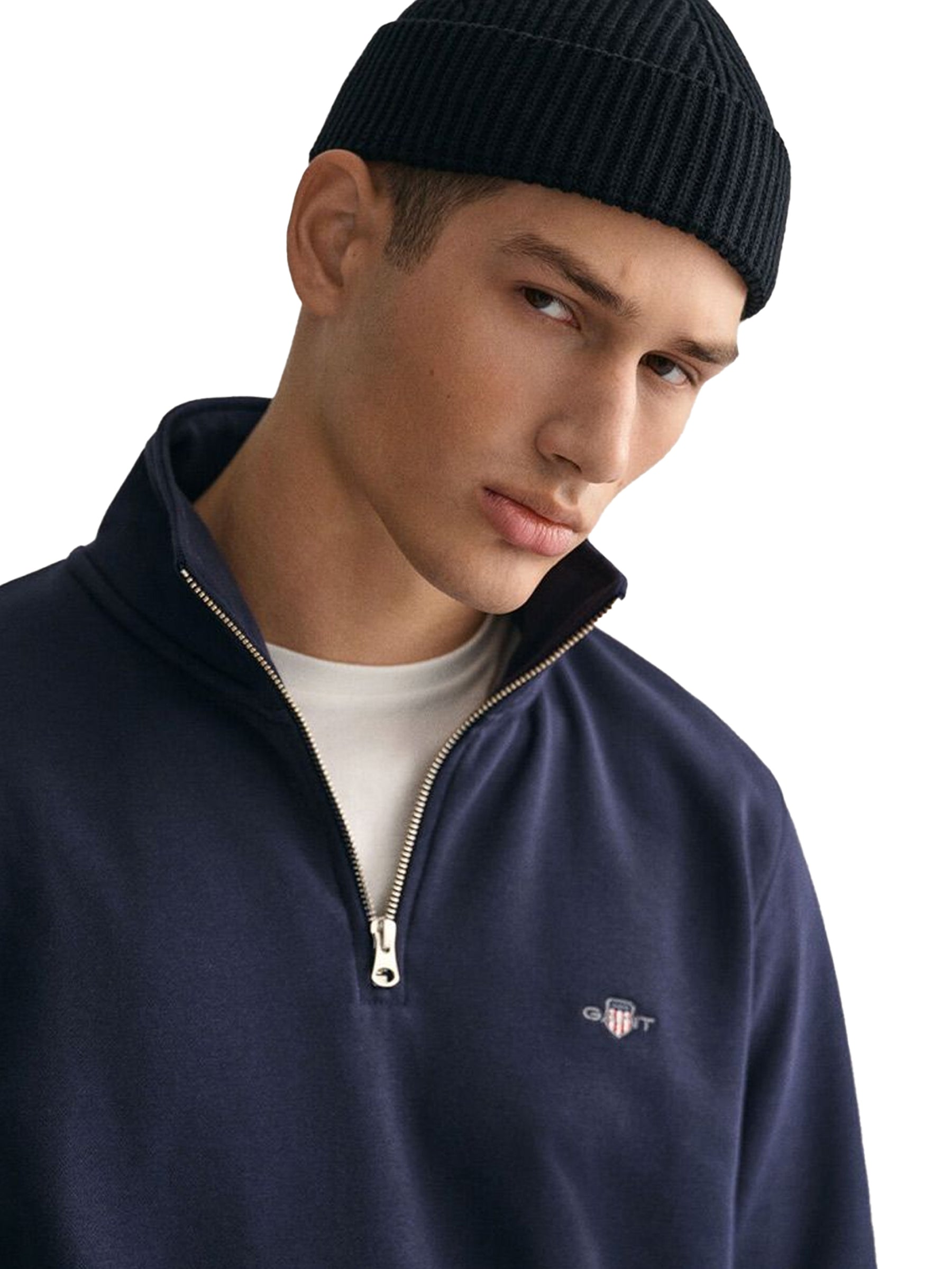 Gant | Mens Shield Half Zip Sweatshirt