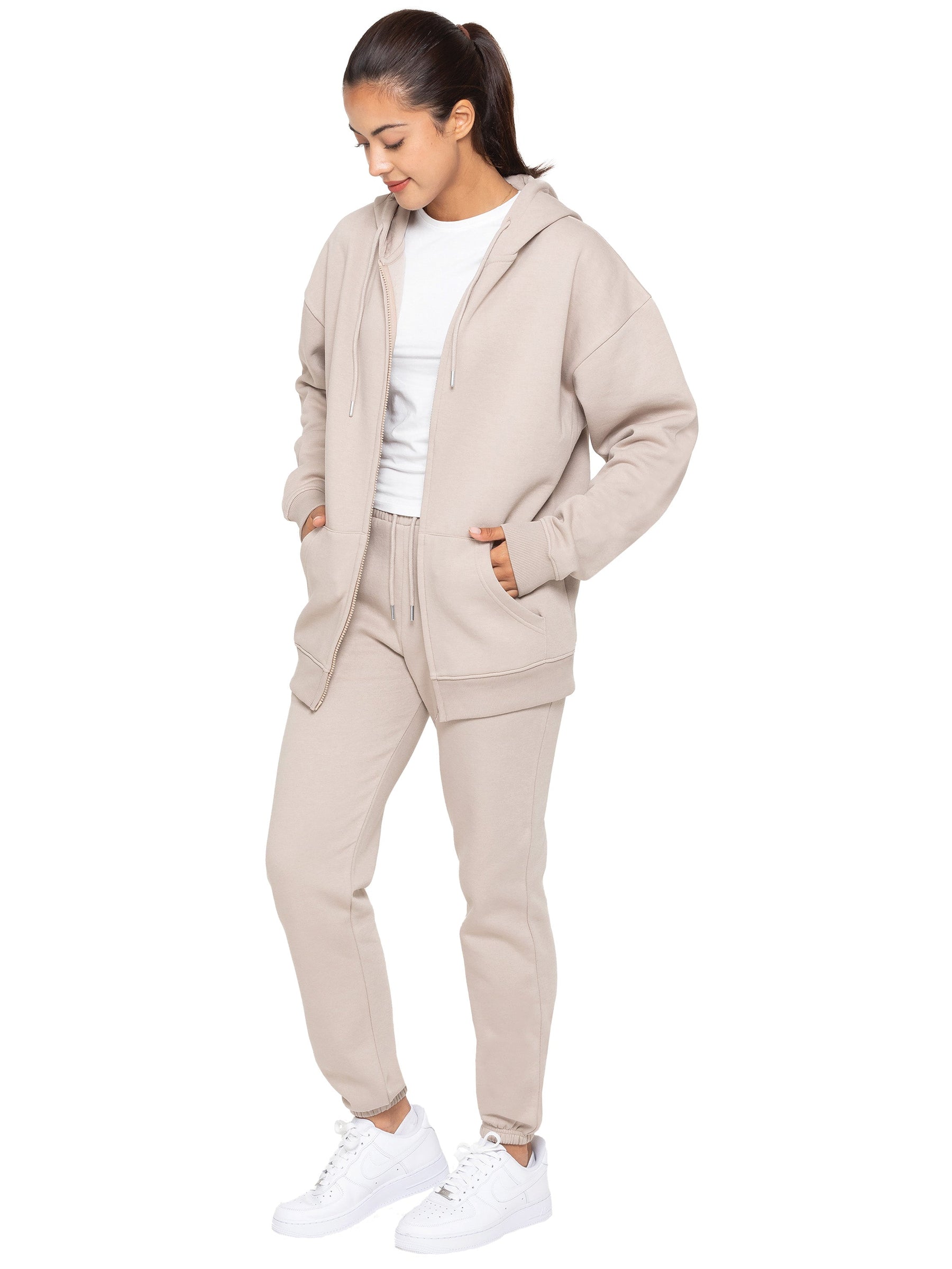 EZLHDZ596 Copy of Enzo | Womens Oversized Zipped Hoodie ENZO RAWDENIM