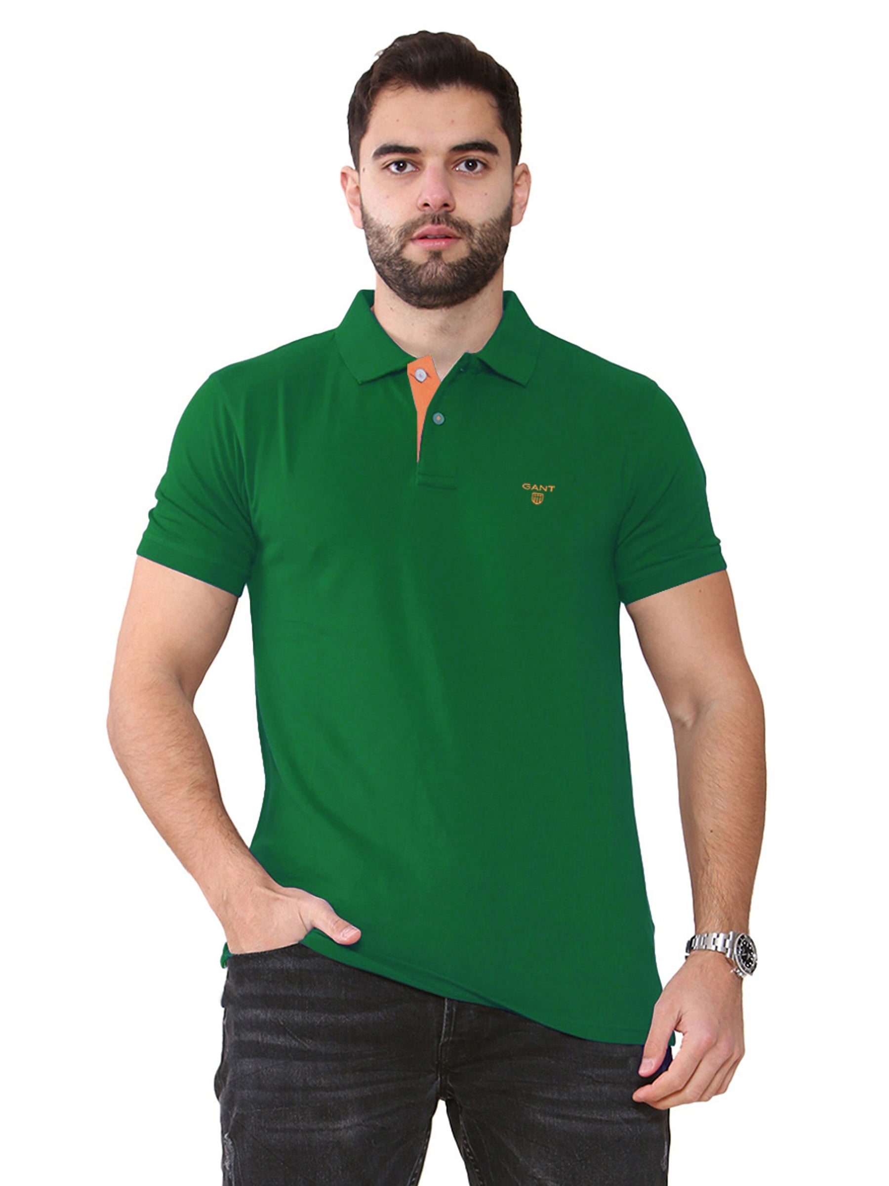 GANT_POLO_CNTR Copy of Gant | Mens Contrast Collar Polo Shirt GANT RAWDENIM