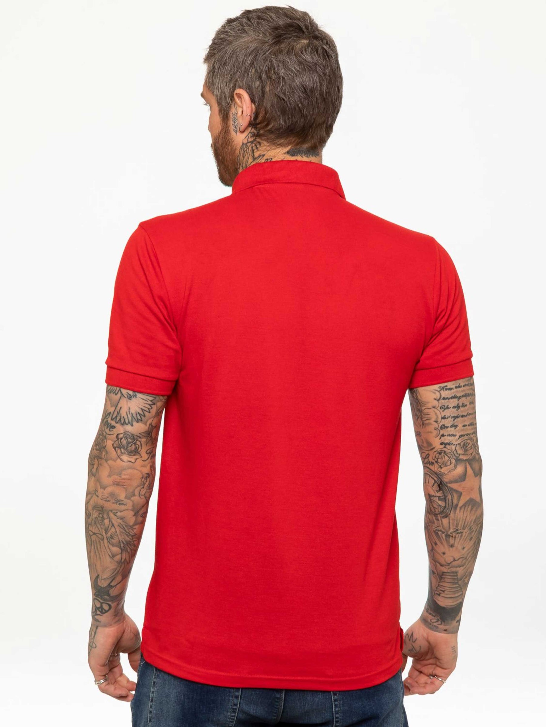 KZPL105 Copy of Mens Kruze Clothing | Mens Pique Polo T-Shirt KRUZE RAWDENIM