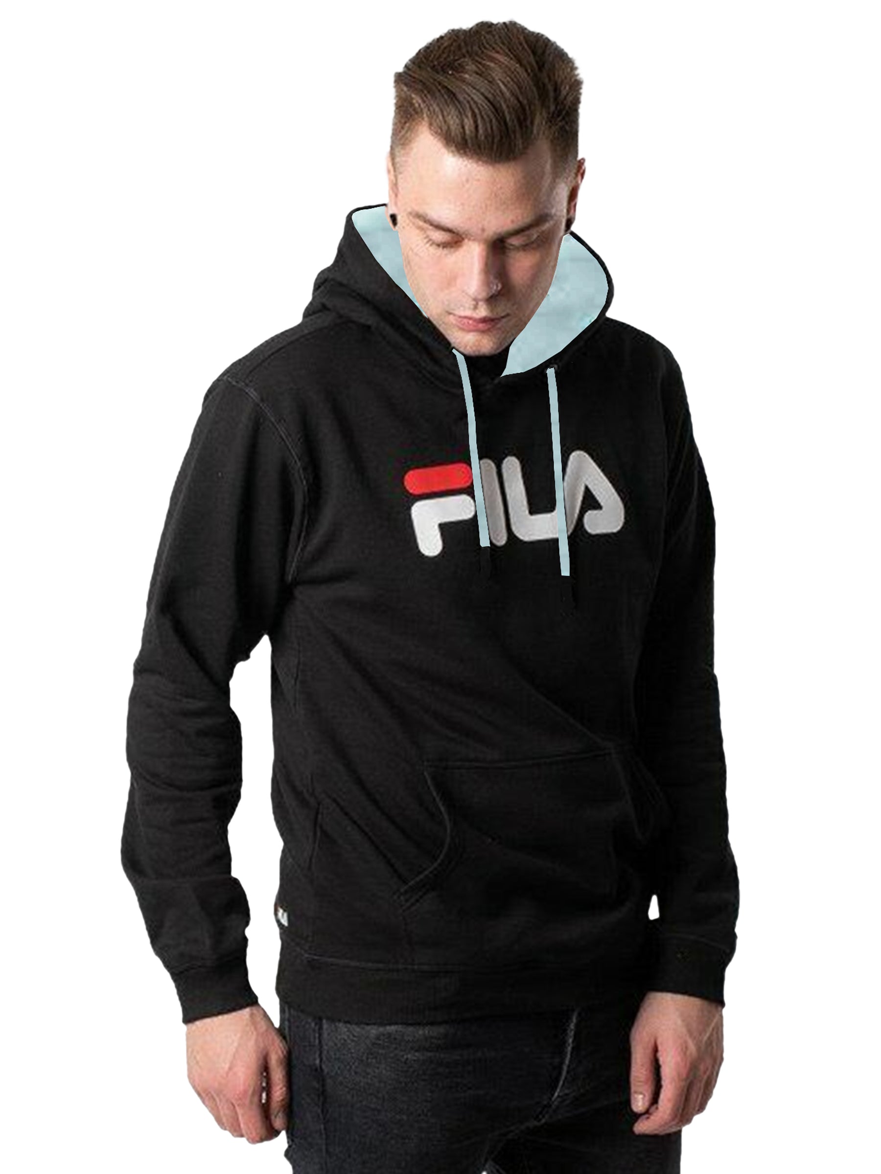 FILA_HOOD_681090 Fila | Mens Pullover Hoodie FILA RAWDENIM
