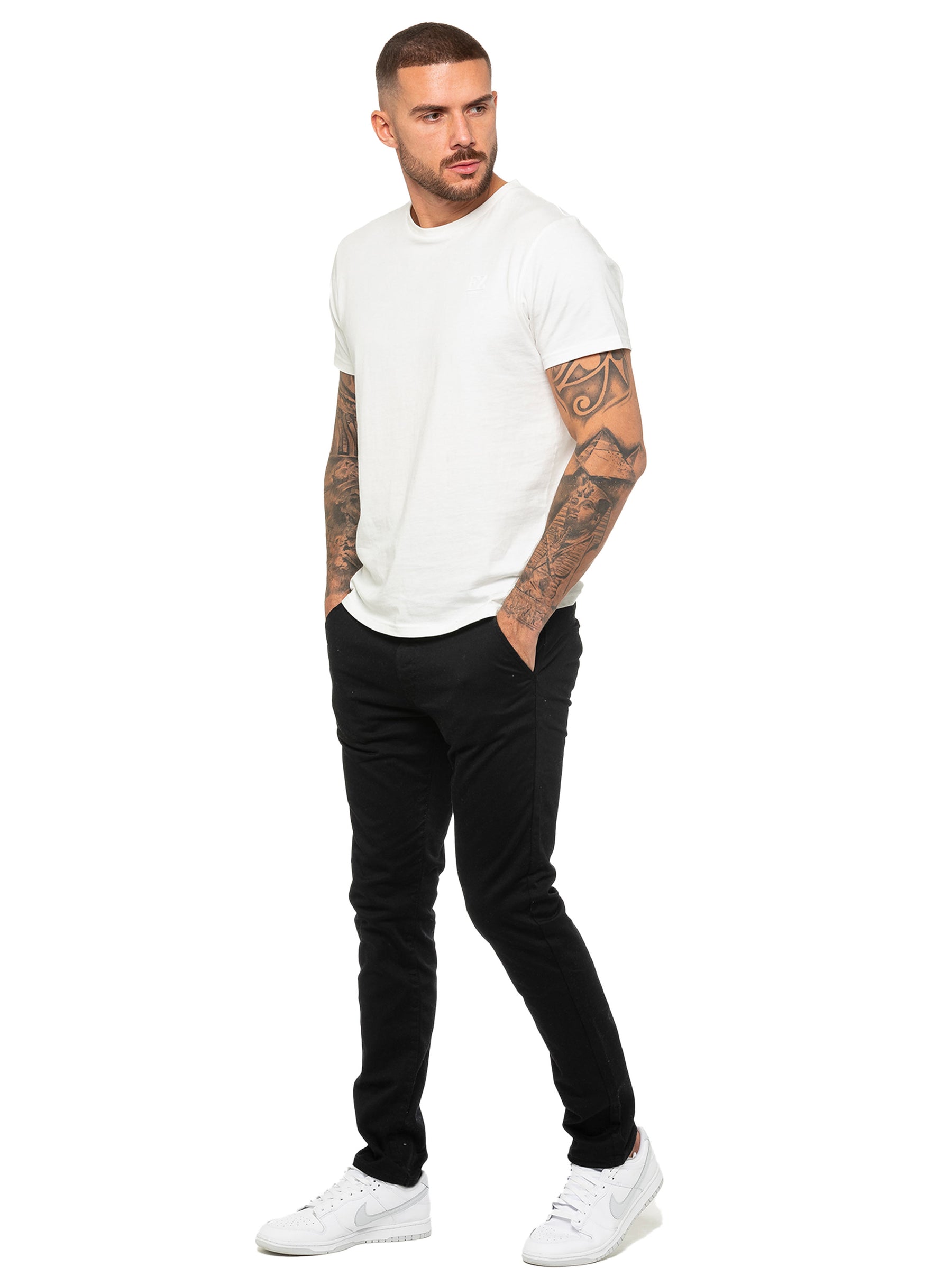 EZTS603 Enzo | Mens Crew Neck T-Shirt ENZO RAWDENIM