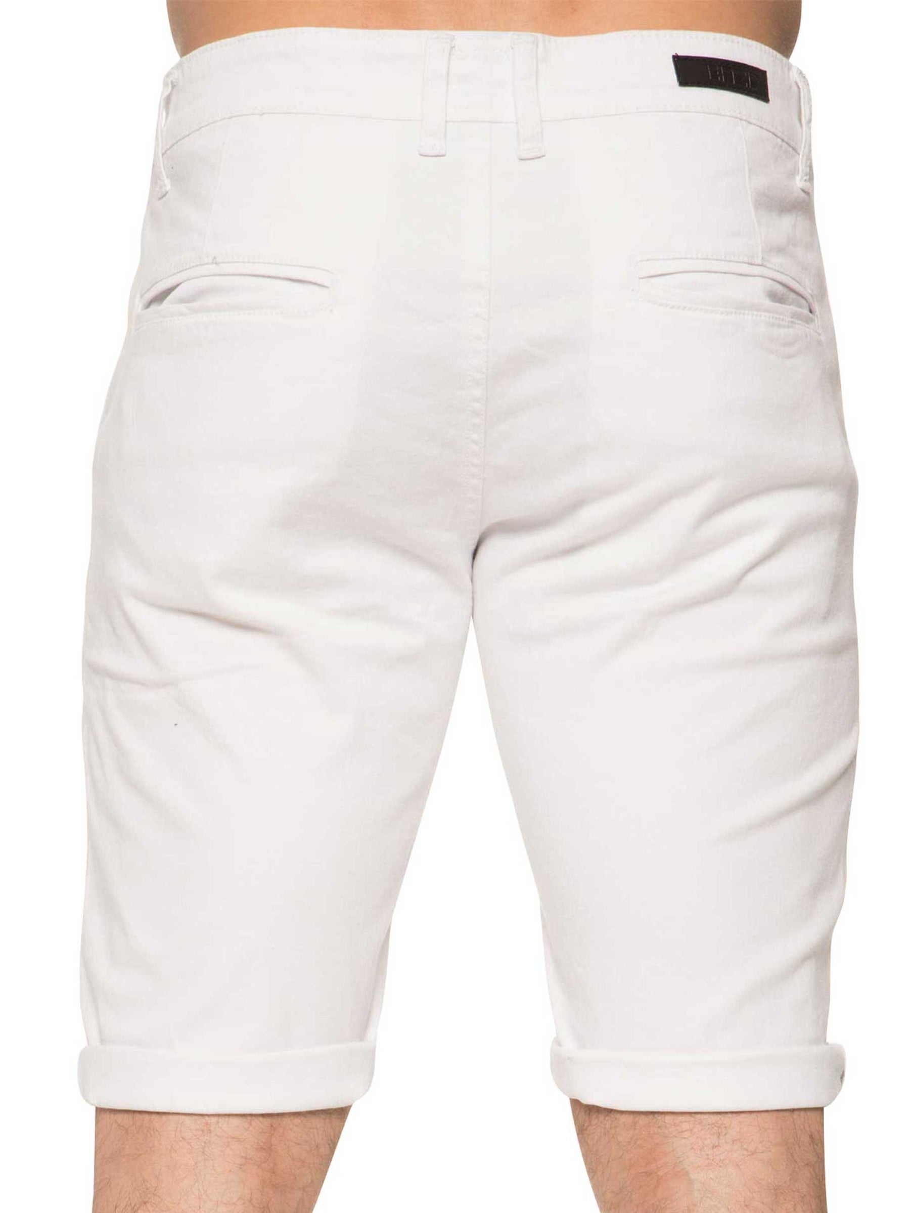 EZS348 Copy of Mens Slim Fit Stretch Chino Shorts | Enzo Designer Menswear ENZO RAWDENIM