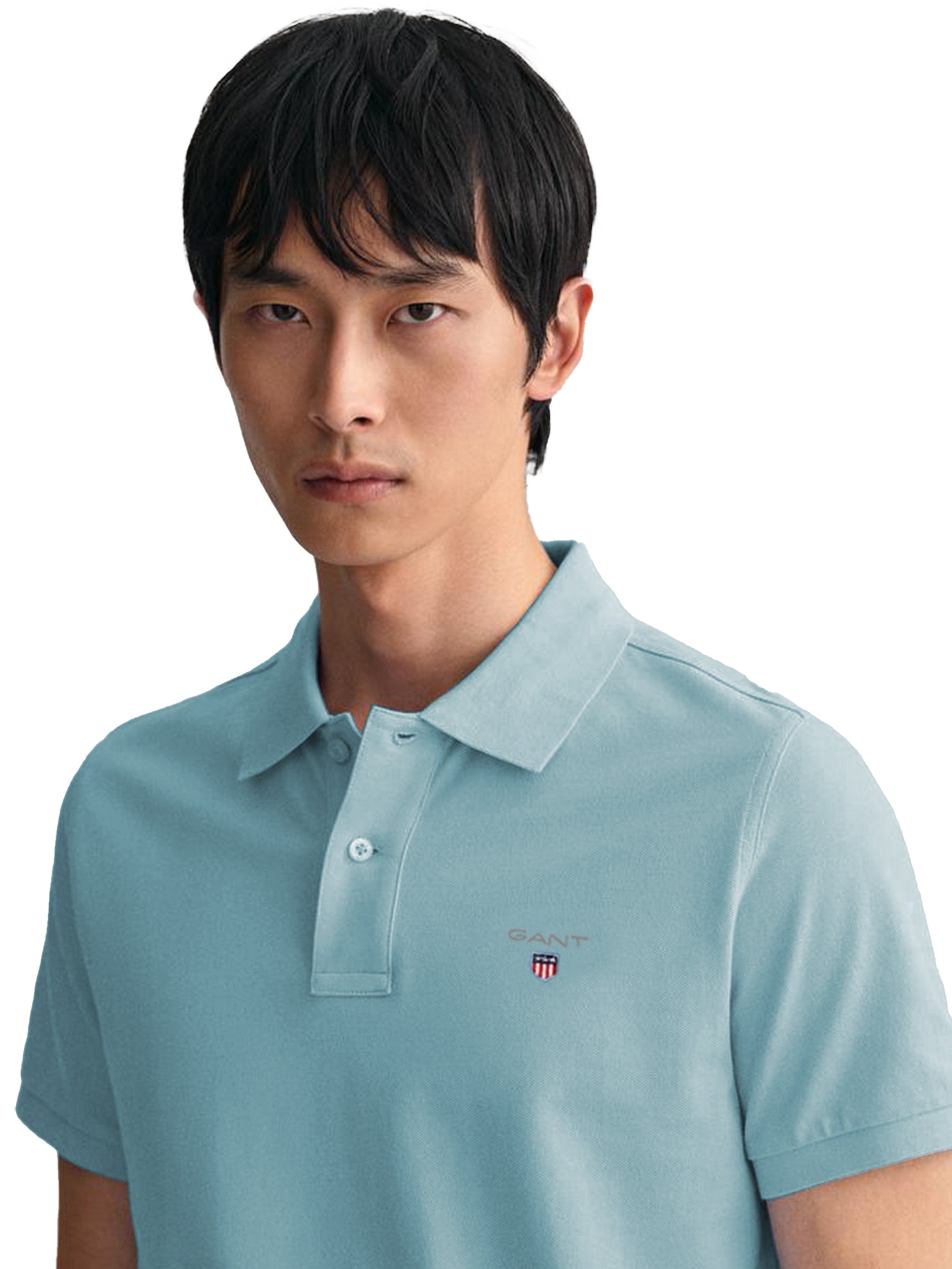 GANT_POLO_ORIG CAP-BLU Gant | Mens Original Pique Polo Shirt GANT RAWDENIM