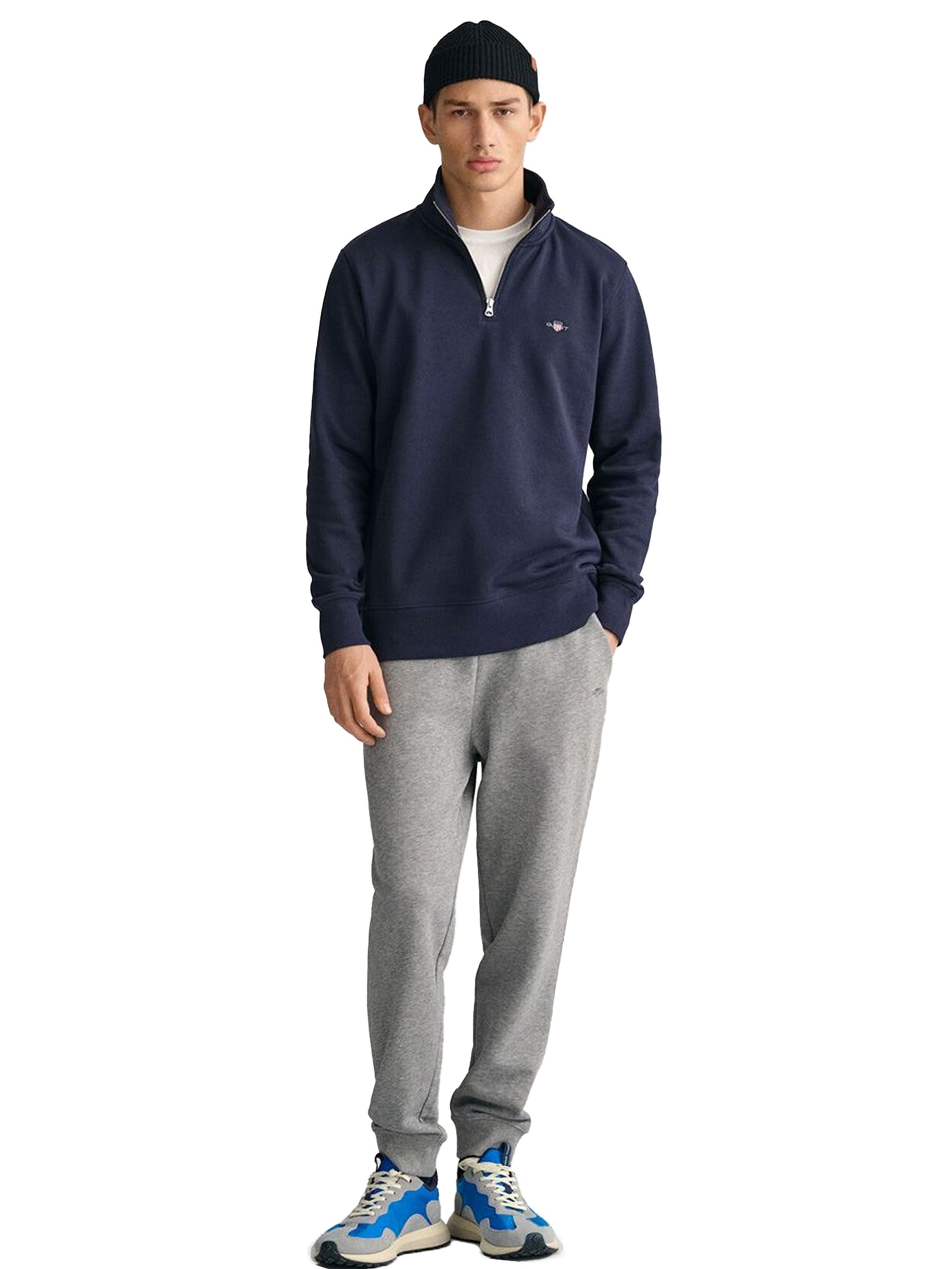 Gant | Mens Shield Half Zip Sweatshirt
