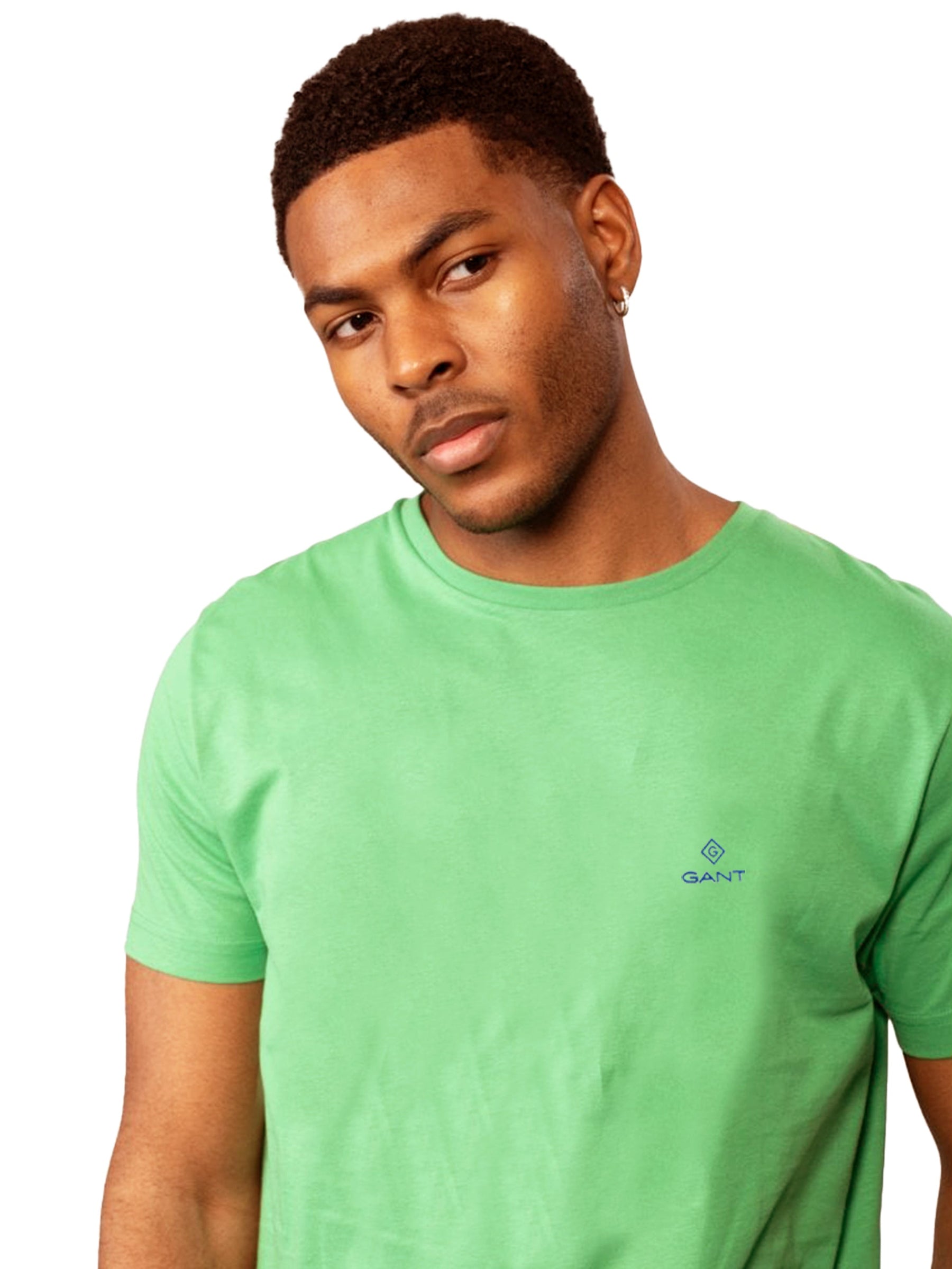 GANT_TS_CONTR Copy of Gant Contrast Logo | Mens Crew Neck T-Shirt GANT RAWDENIM