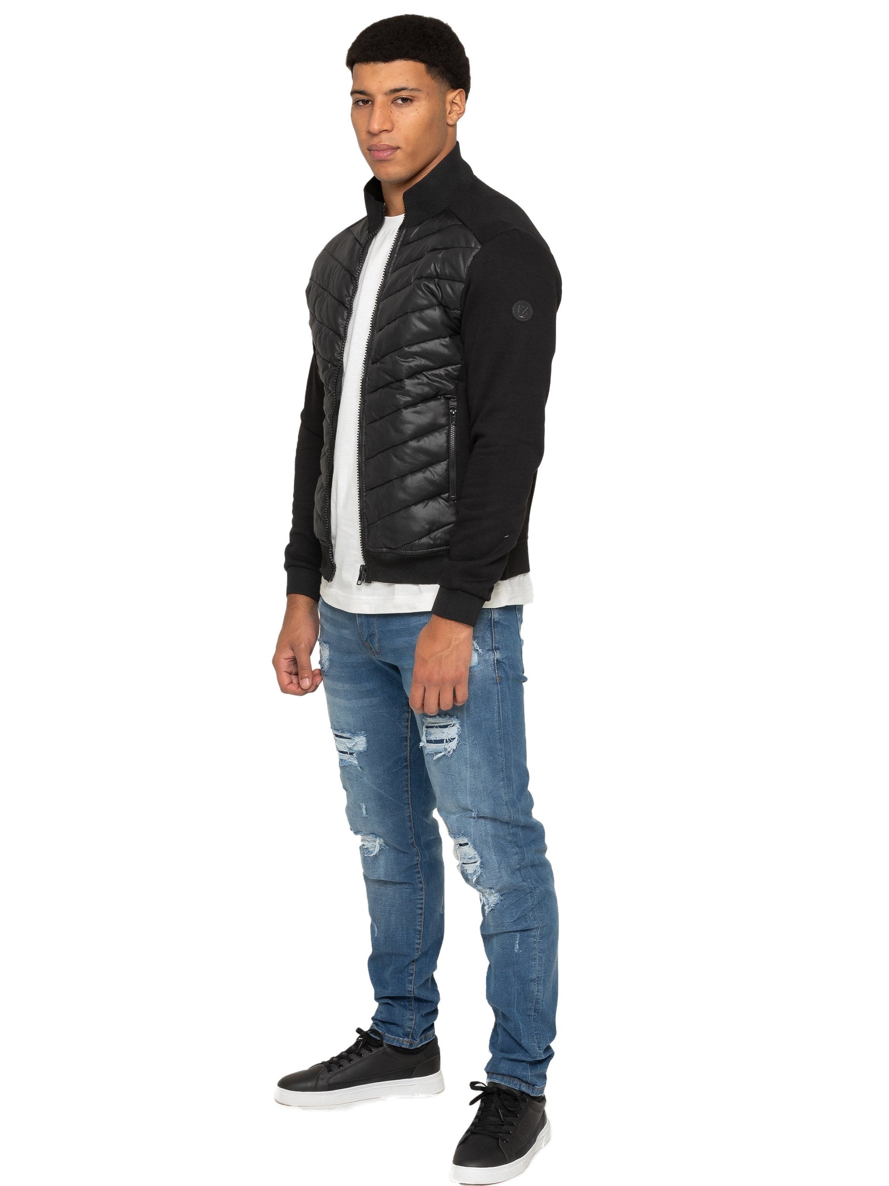 MJK30_JACKET Mens Hybrid Jacket - Clearance ENZO RAWDENIM