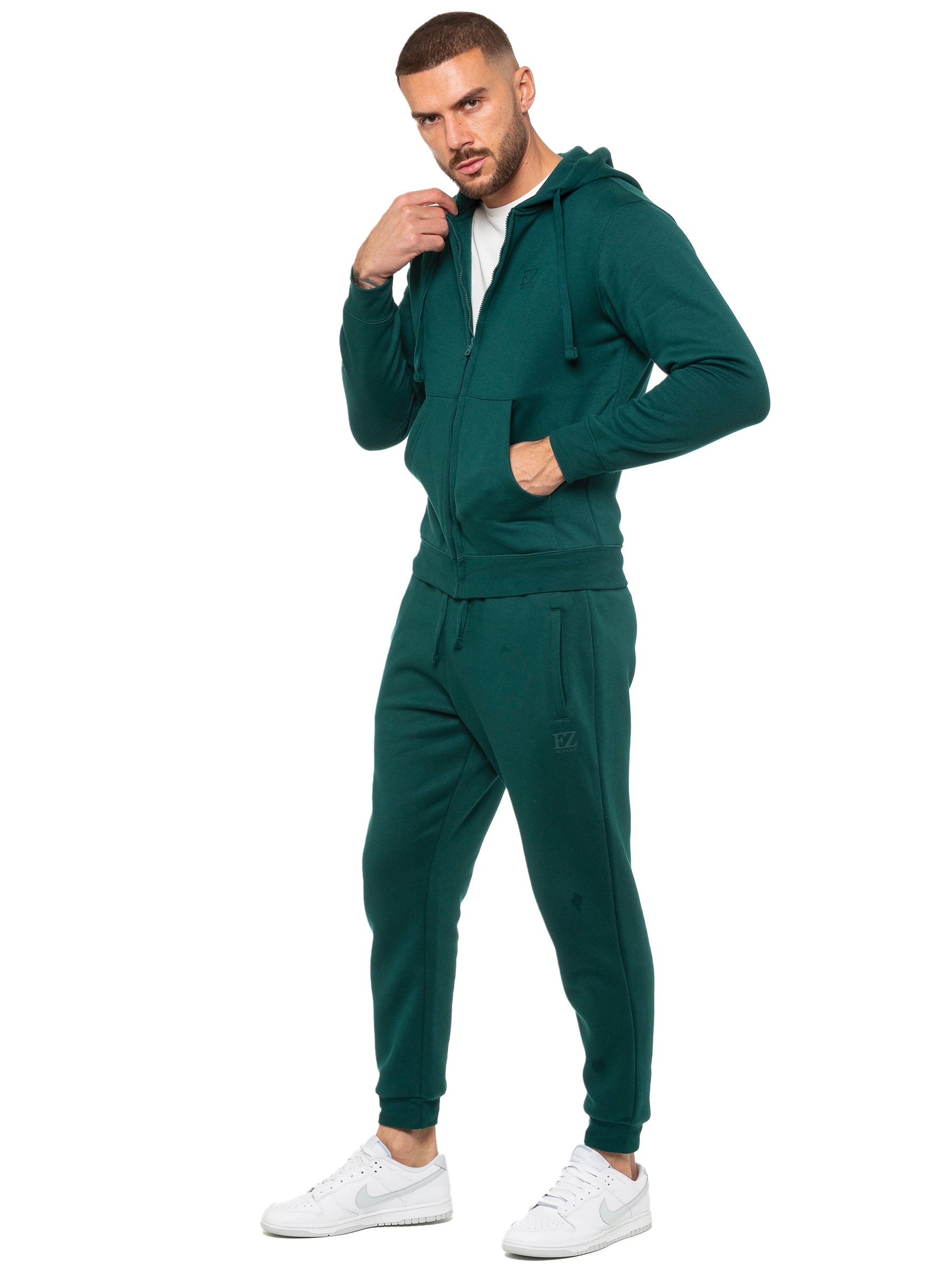 EZHDZ601 & EZJG598 Enzo | Mens Zip Hoodie Tracksuit Set ENZO RAWDENIM