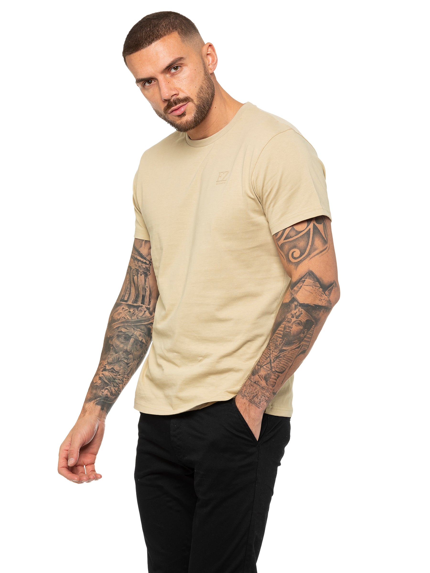 EZTS603 Enzo | Mens Crew Neck T-Shirt ENZO RAWDENIM