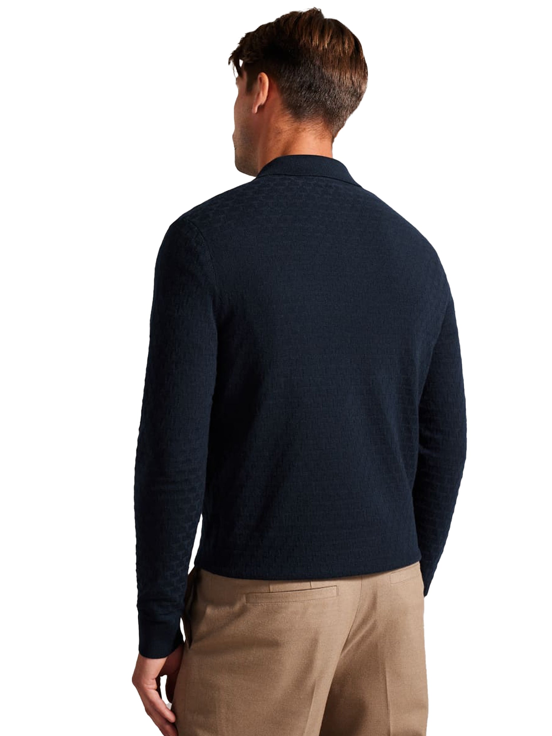 TB_POLO_MORAR Ted Baker | Mens Knitted Polo Shirt - Morar TED BAKER RAWDENIM