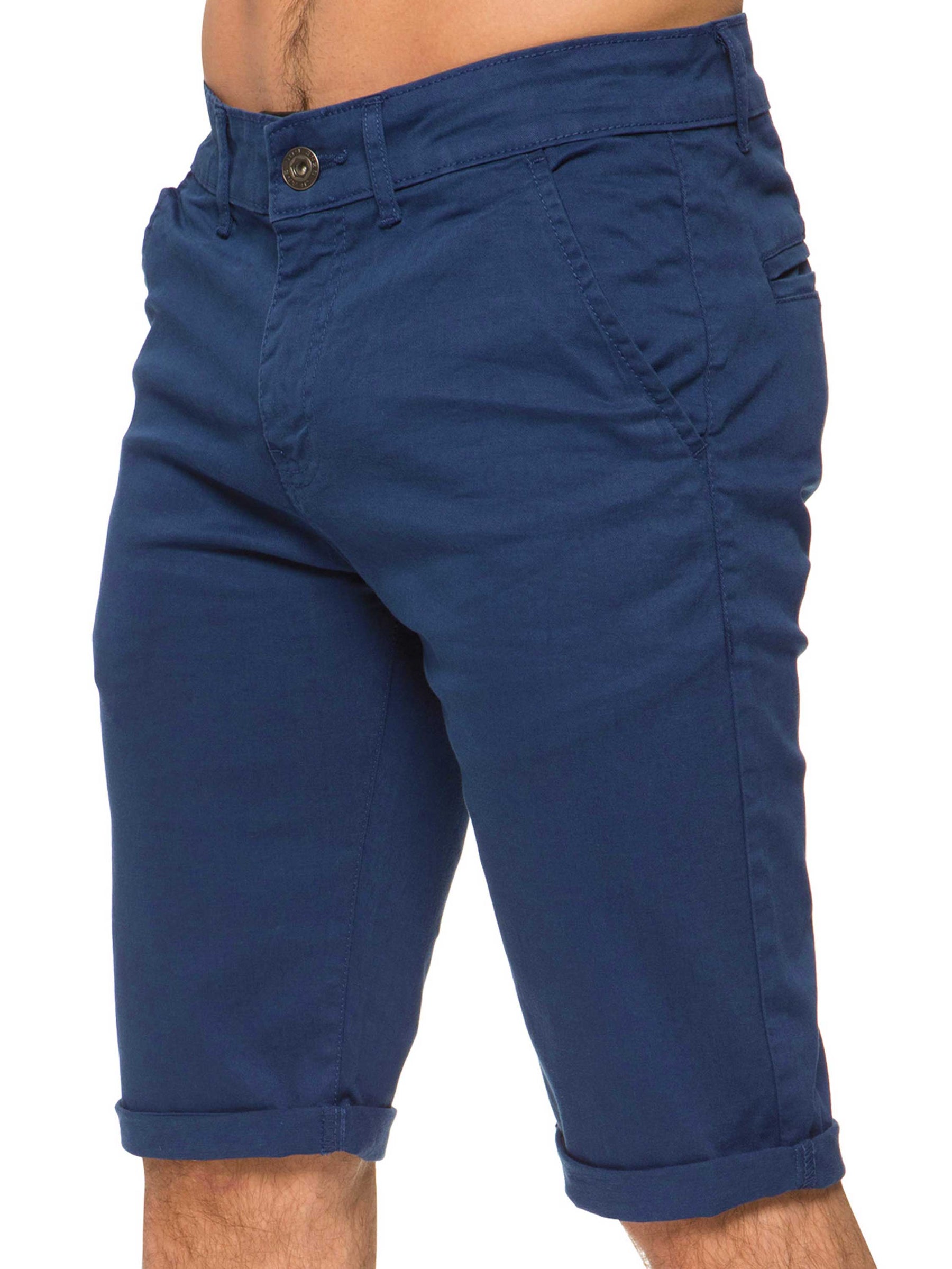 EZS348 Copy of Mens Slim Fit Stretch Chino Shorts | Enzo Designer Menswear ENZO RAWDENIM