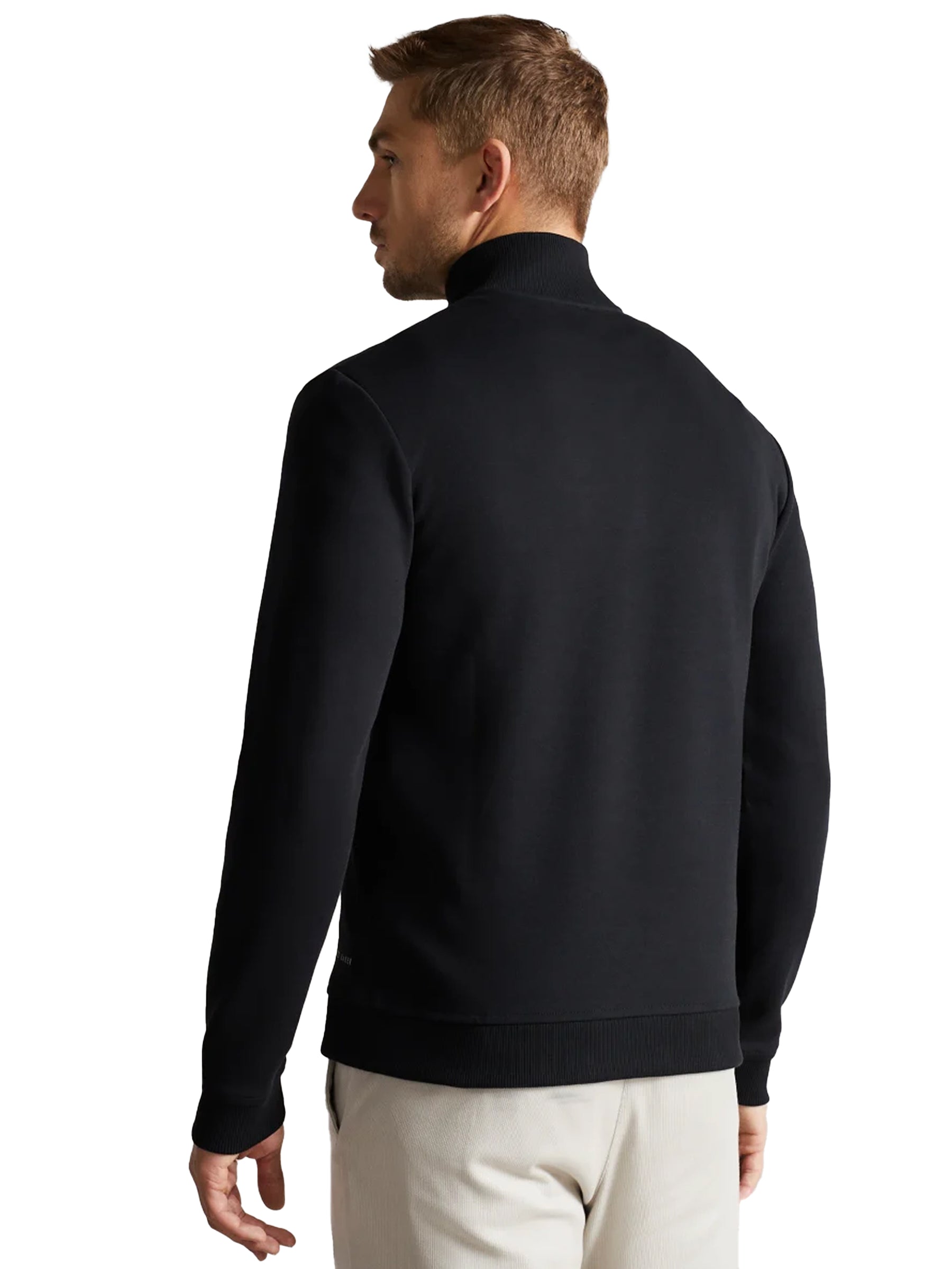 TB_SWEAT_ANTRAM Ted Baker | Mens Half Zip Funnel Neck Sweat - Antram TED BAKER RAWDENIM