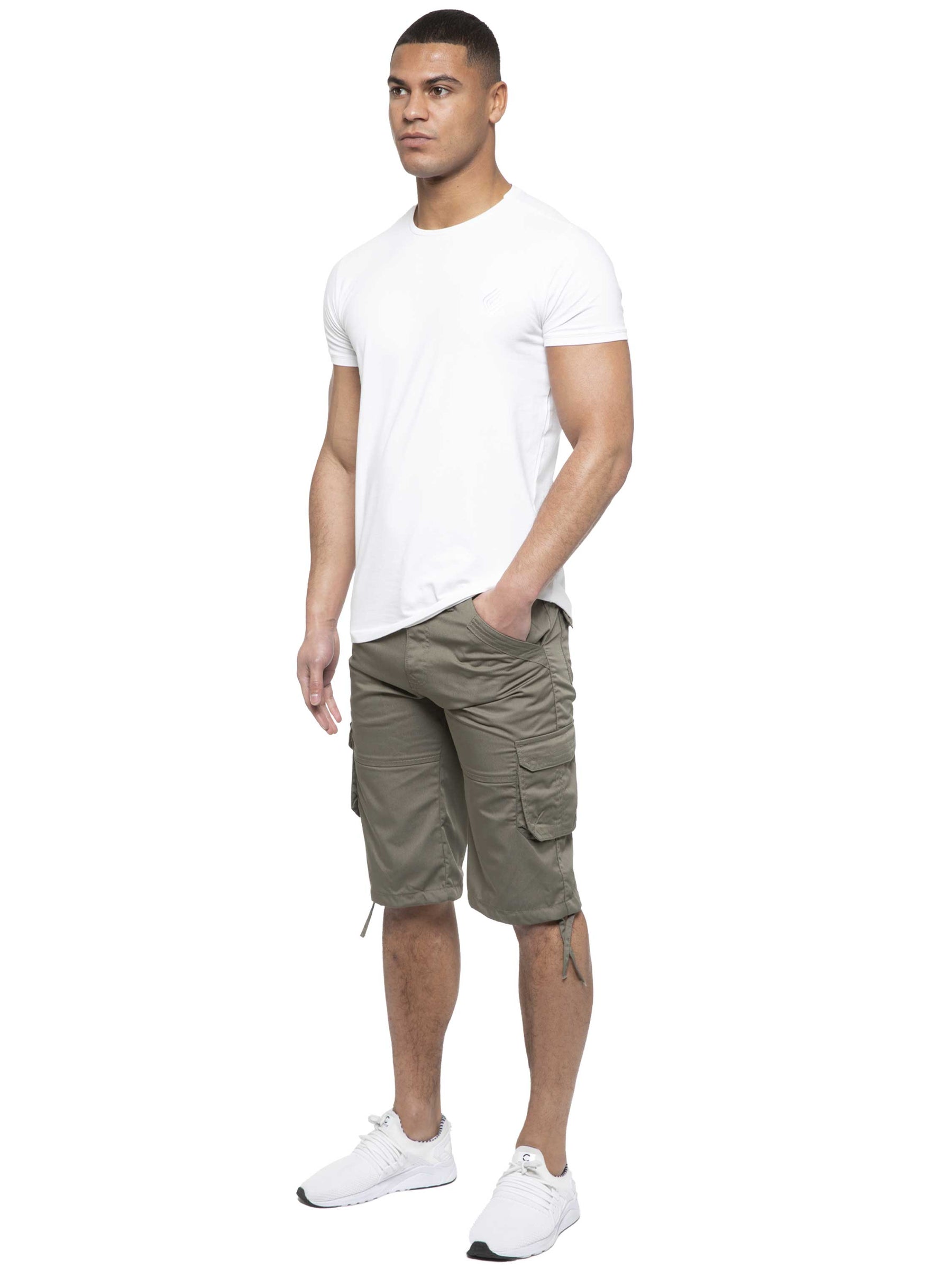 EZS426 SHORTS Enzo | Mens Cargo Combat Shorts ENZO RAWDENIM