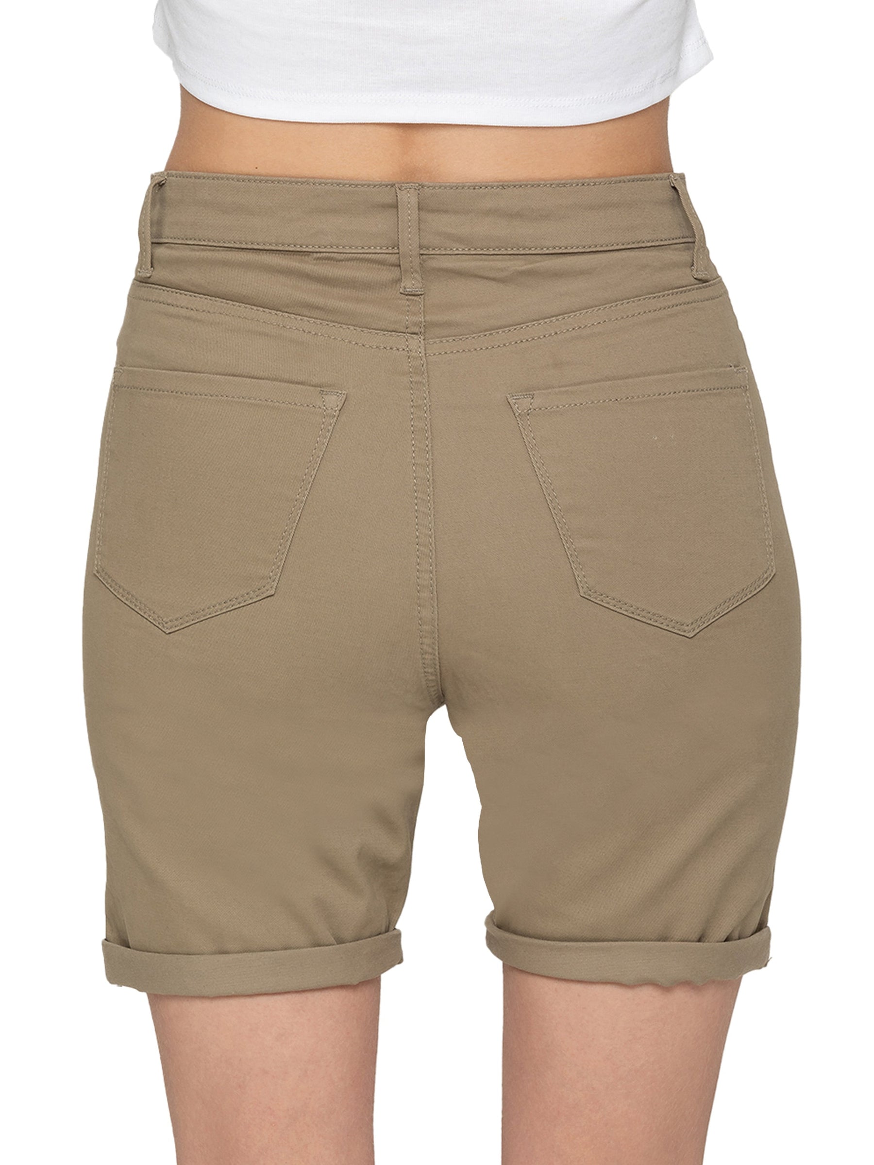 EZLS630 Copy of Enzo | Womens Chino Shorts ENZO RAWDENIM