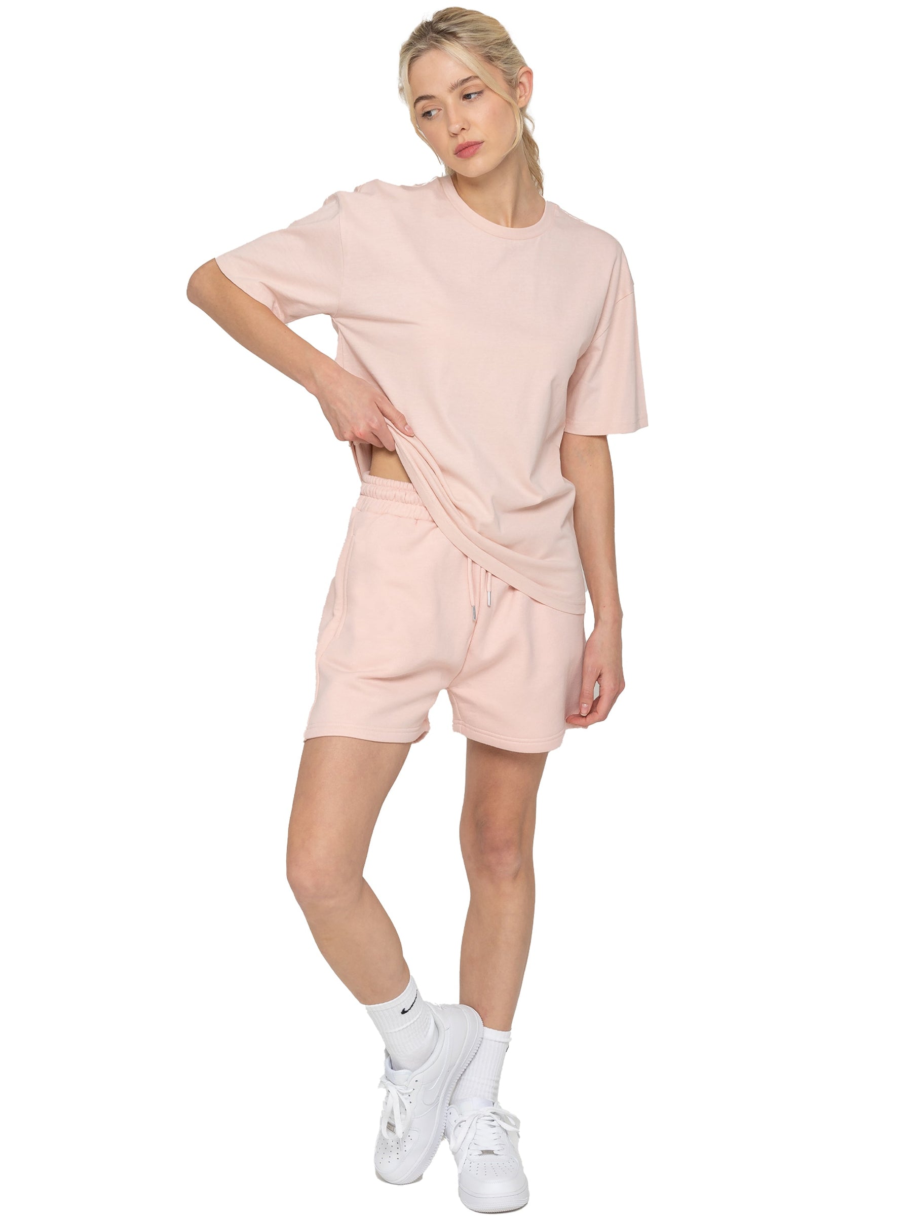 EZLTS592 TSHIRT & EZLS597 SHORTS NEW Copy of Enzo | Womens T-Shirt & Shorts Tracksuit Set ENZO RAWDENIM