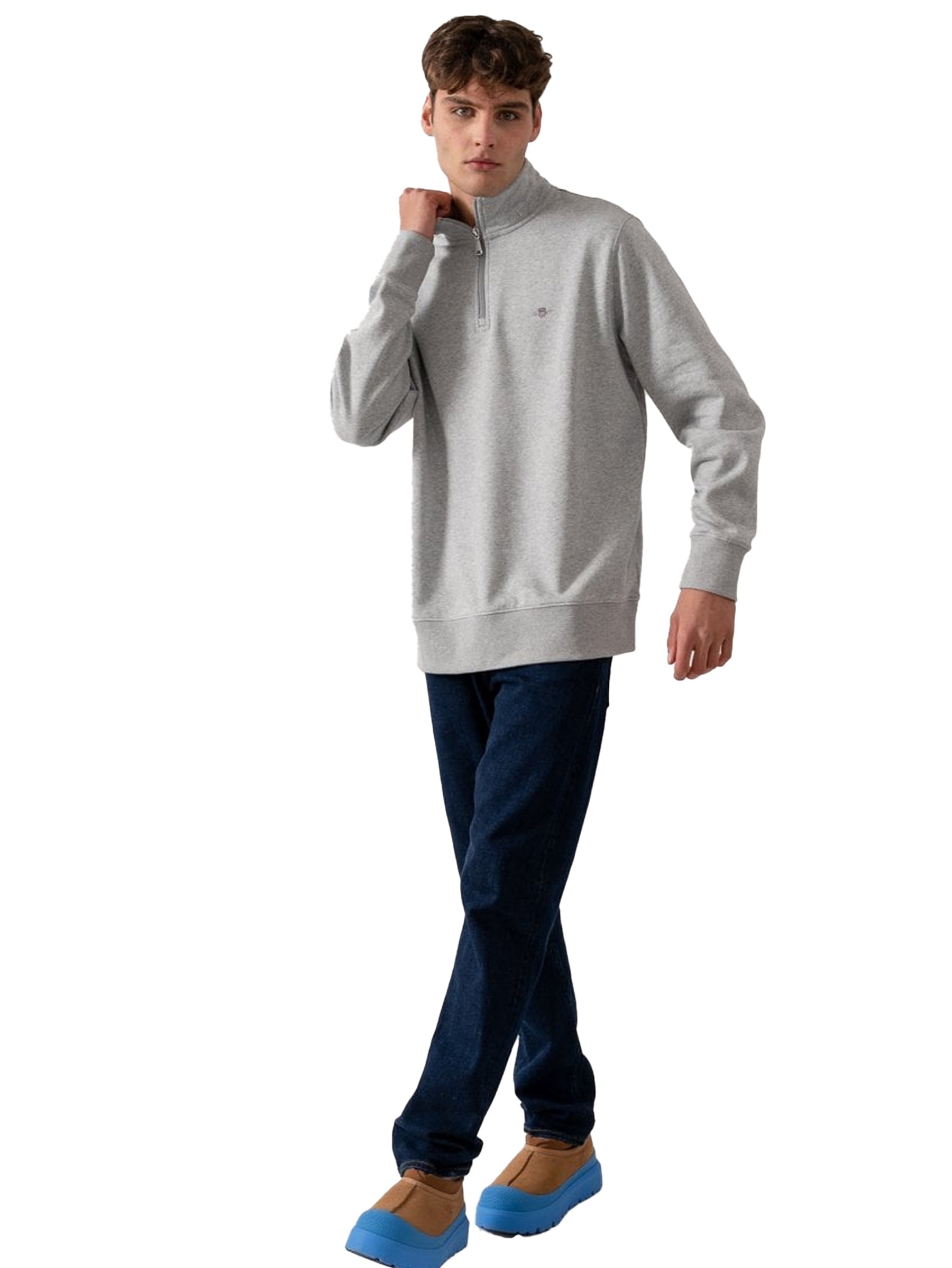 Gant | Mens Shield Half Zip Sweatshirt