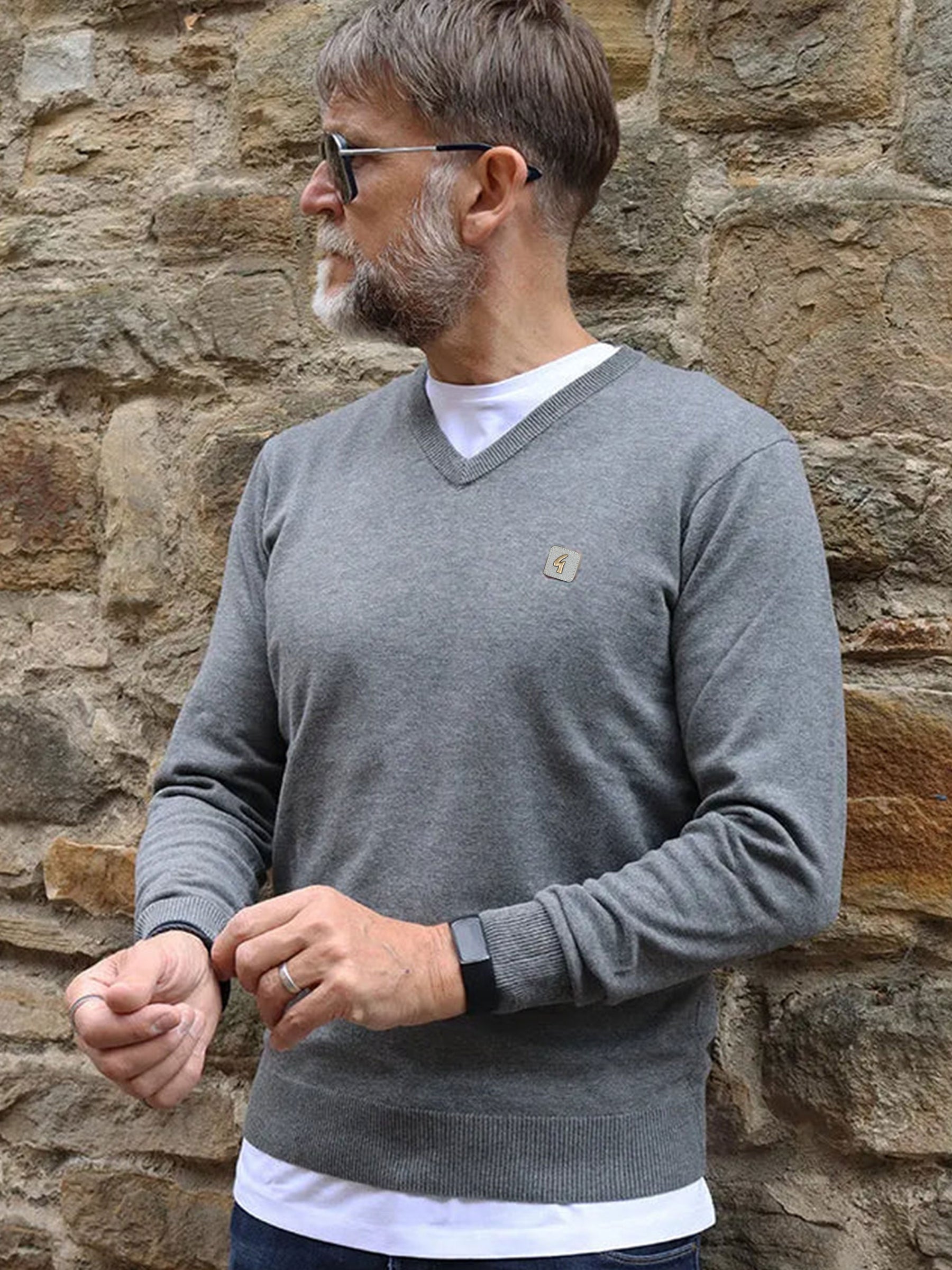 GABICCI_MT2F KNIT Gabicci | Knitted V-Neck Jumper GUEST BRAND RAWDENIM