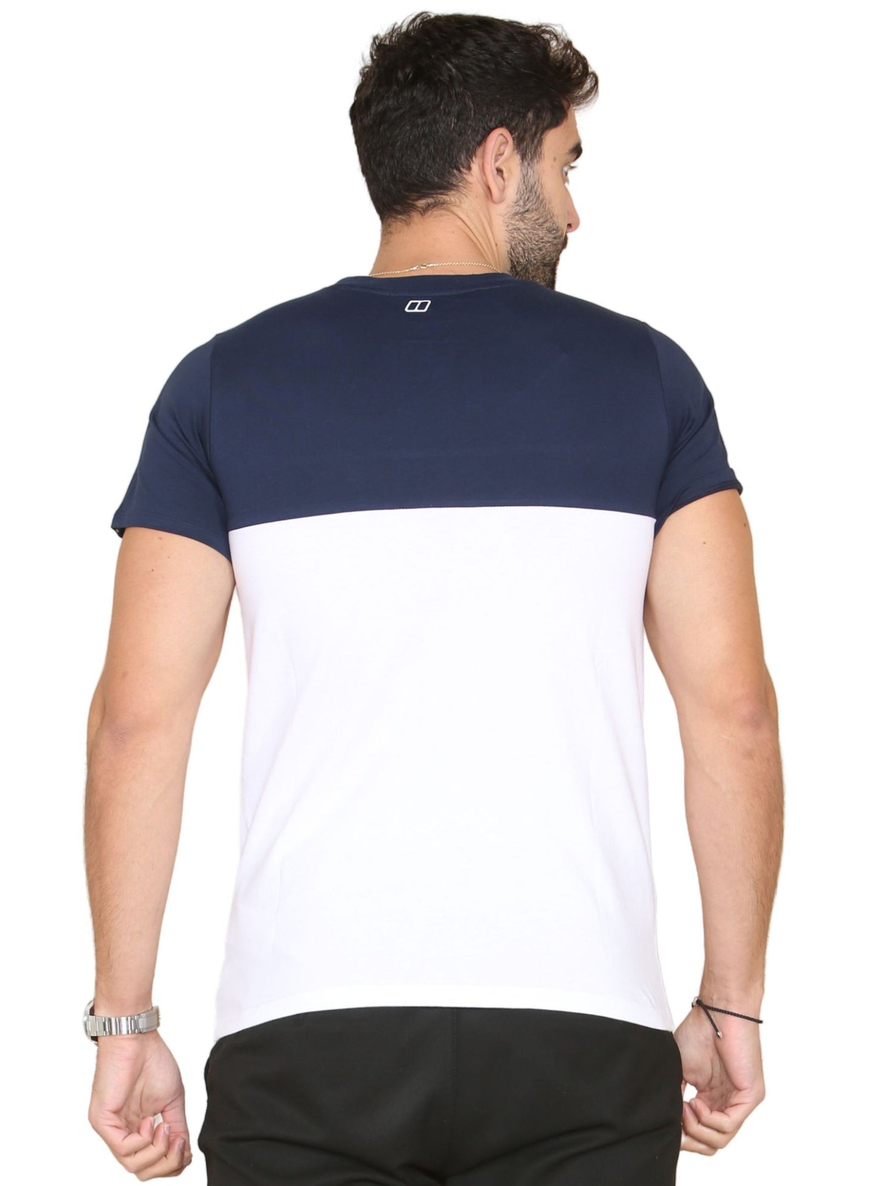 BERGHAUS_TST_LOG TRICOL Berghaus | Mens Triple Block T-Shirt BERGHAUS RAWDENIM