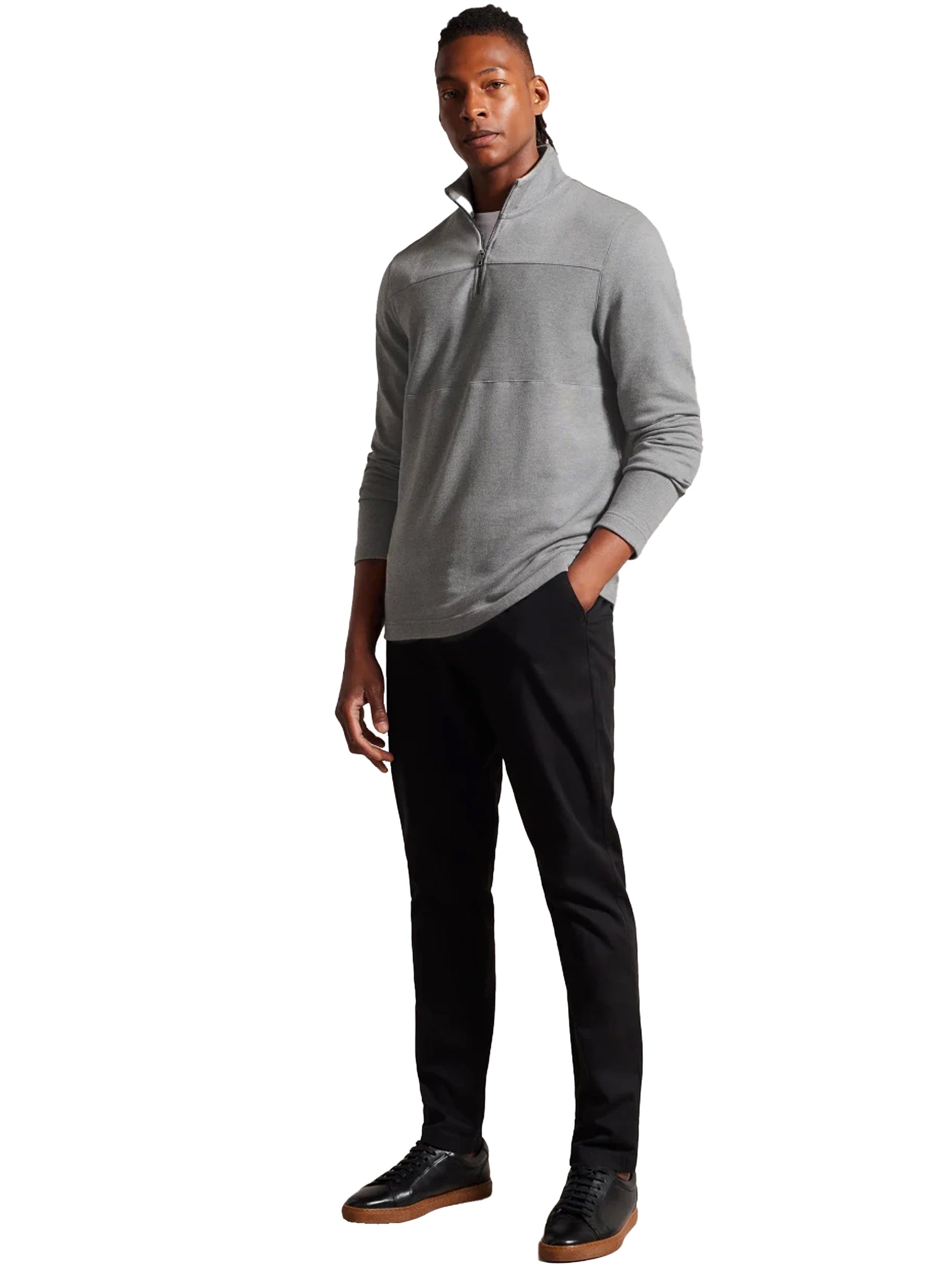 TB_SWEAT_GAZINE Copy of Ted Baker | Mens Half Zip Pullover Sweat - Gazine TED BAKER RAWDENIM