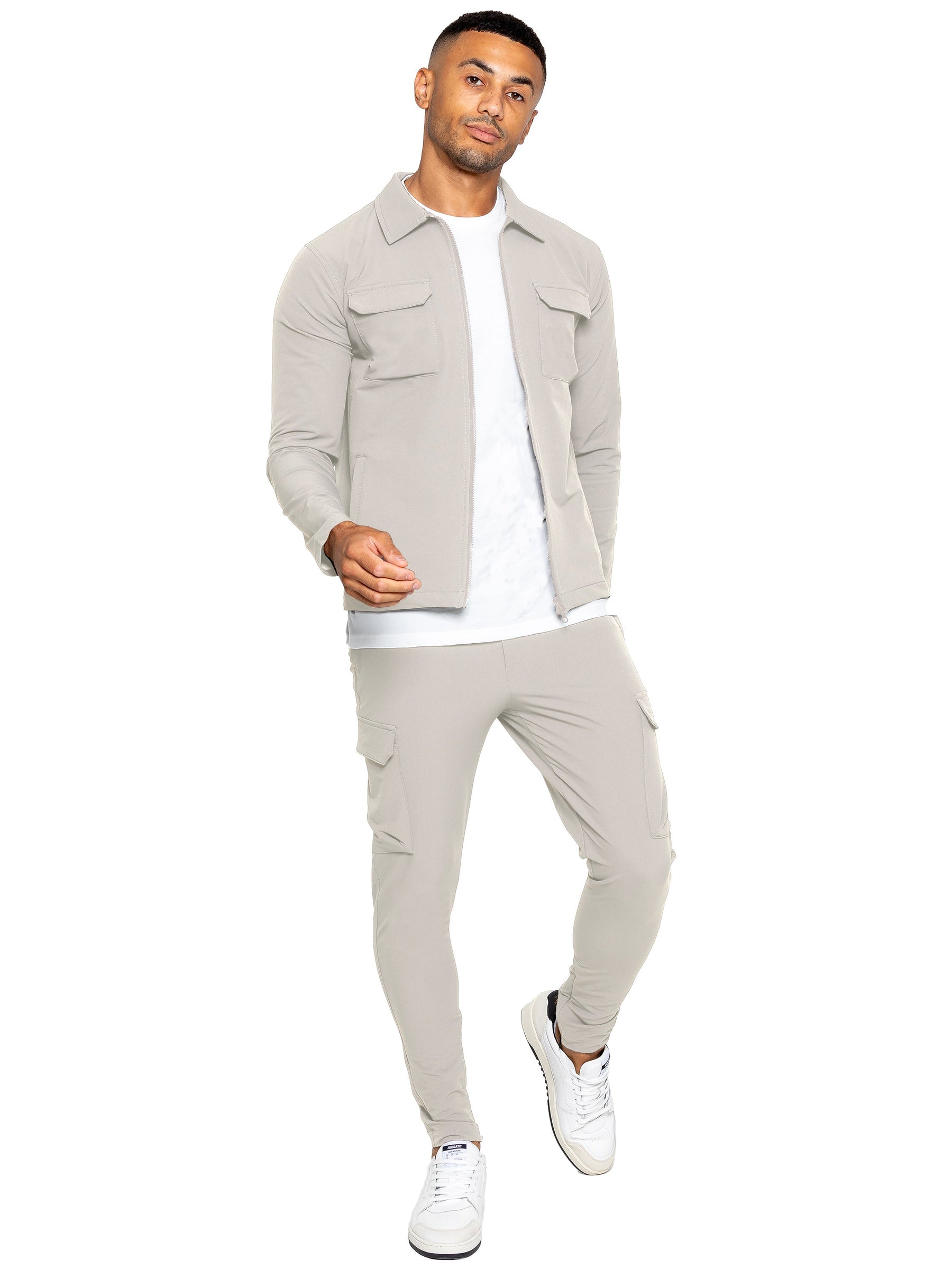 MJK1 JACKET & MCP2 PANT Enzo | Mens Cargo Shacket Tracksuit Set (Copy) ENZO RAWDENIM