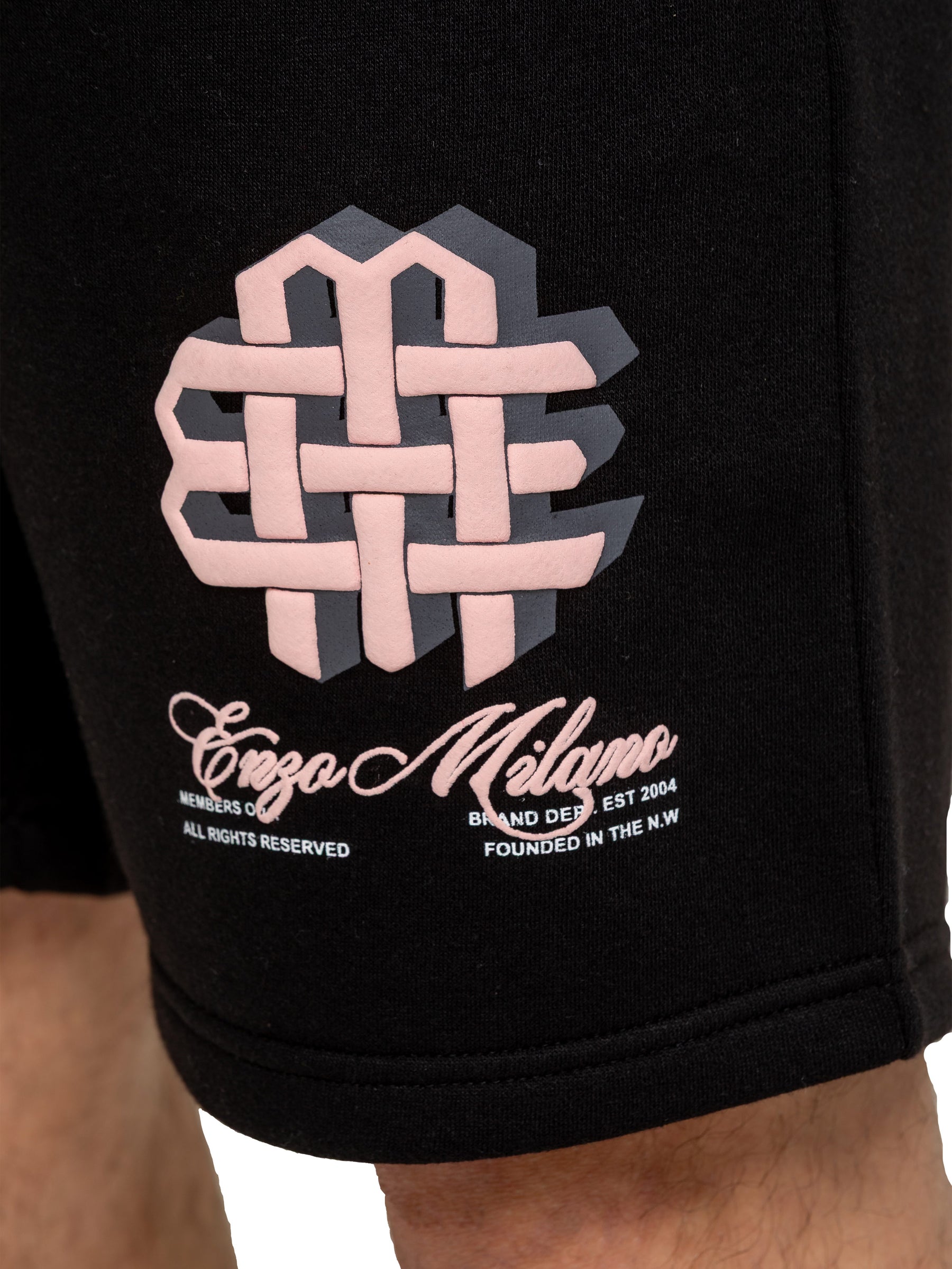 Enzo Milano | Mens Printed T-Shirt & Shorts Set
