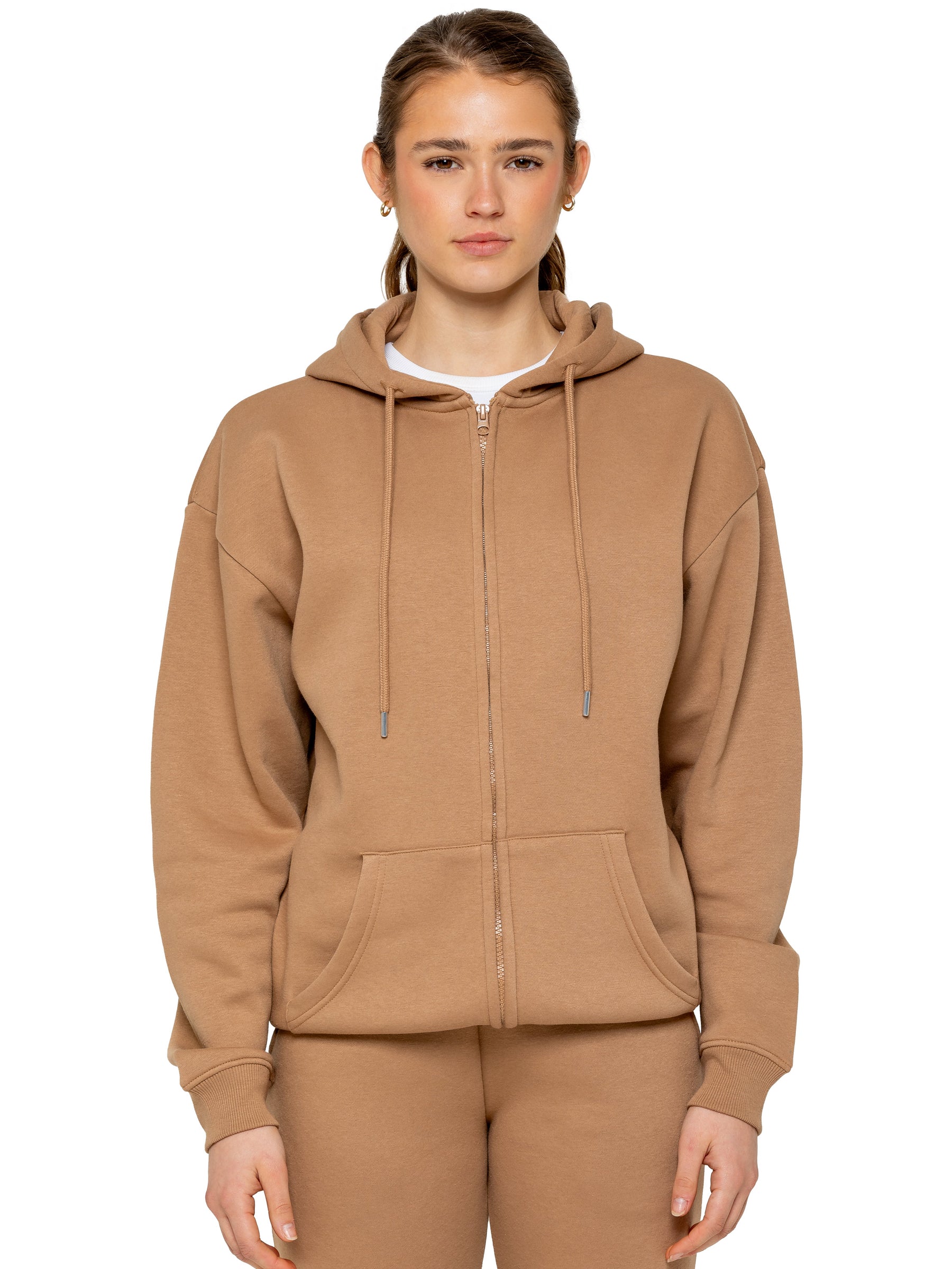 Enzo | Womens Oversized Zipped Hoodie