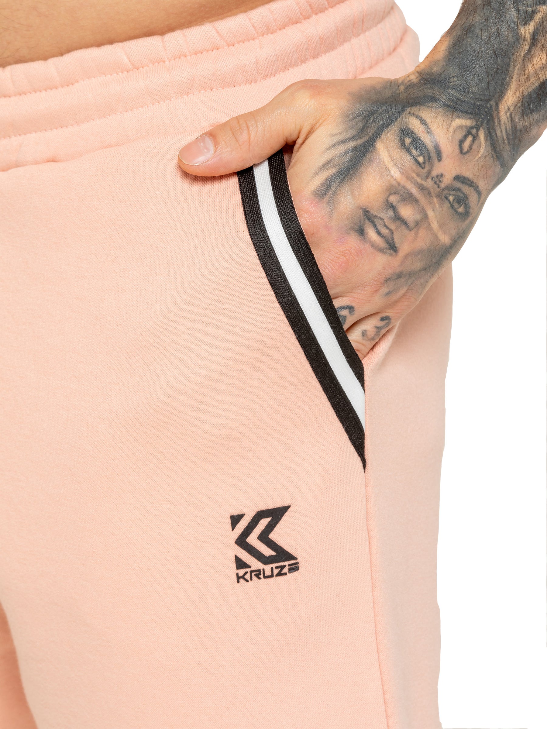 Kruze | Men's Fleece Tape Shorts