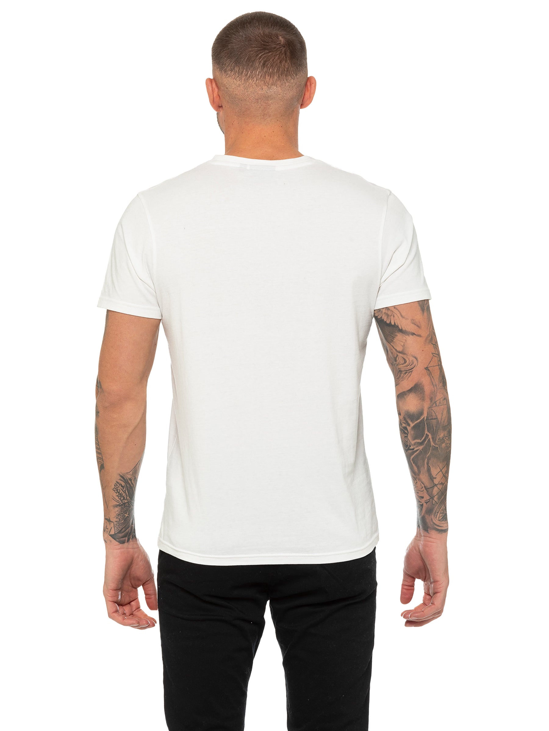 EZTS603 Enzo | Mens Crew Neck T-Shirt ENZO RAWDENIM