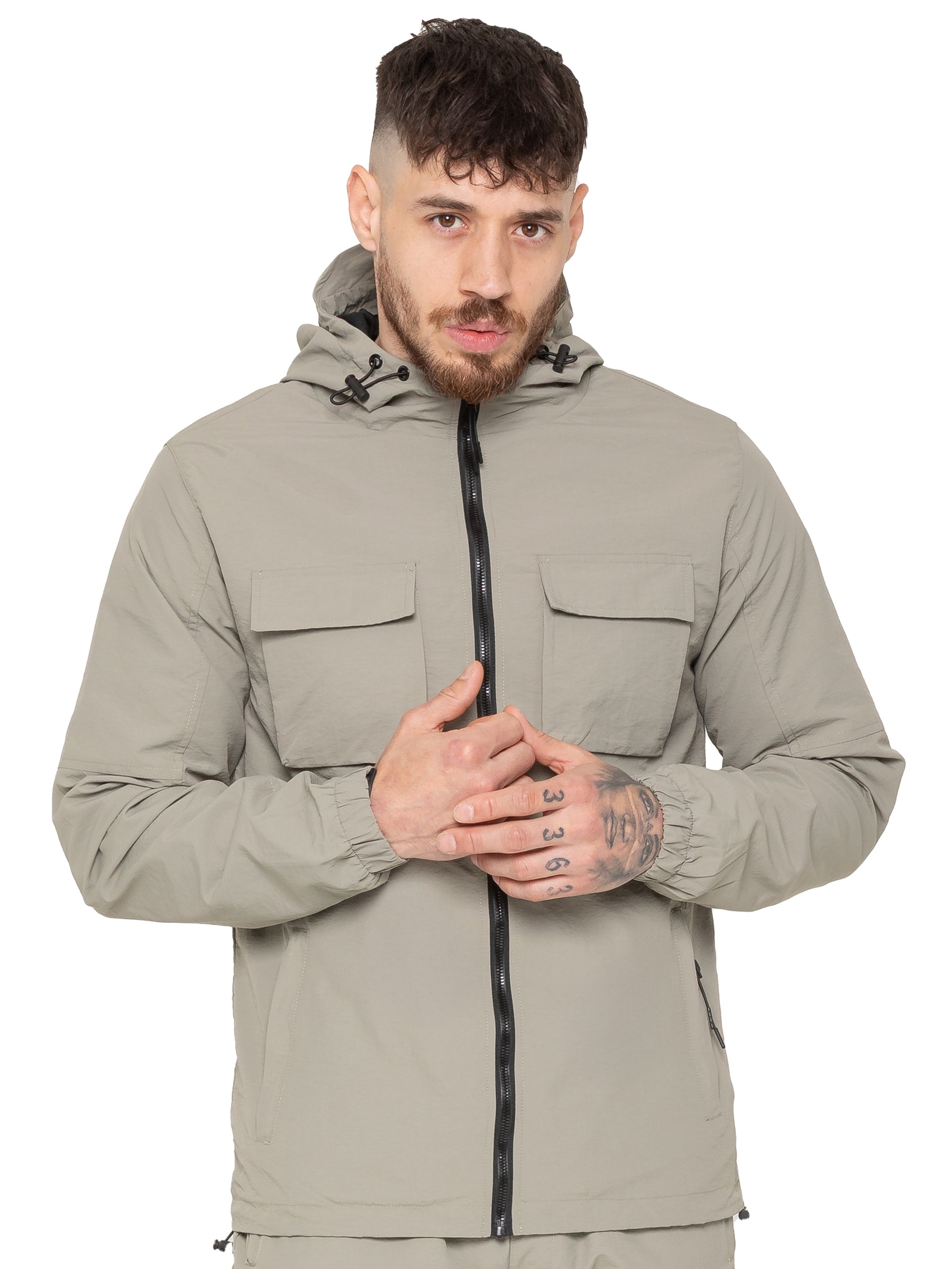 Enzo Milano | Mens Lightweight Cargo Jacket