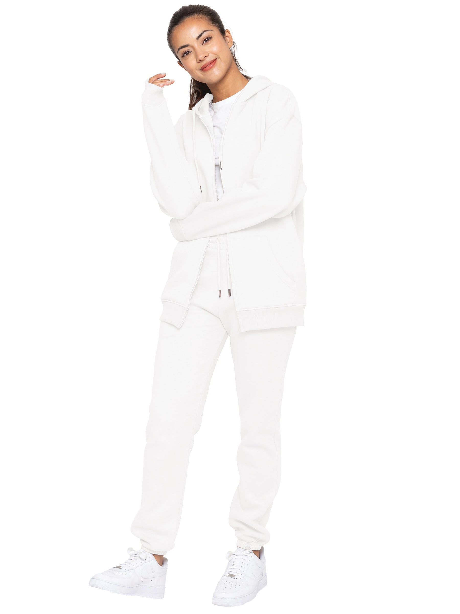 EZLHDZ596 Copy of Enzo | Womens Oversized Zipped Hoodie ENZO RAWDENIM