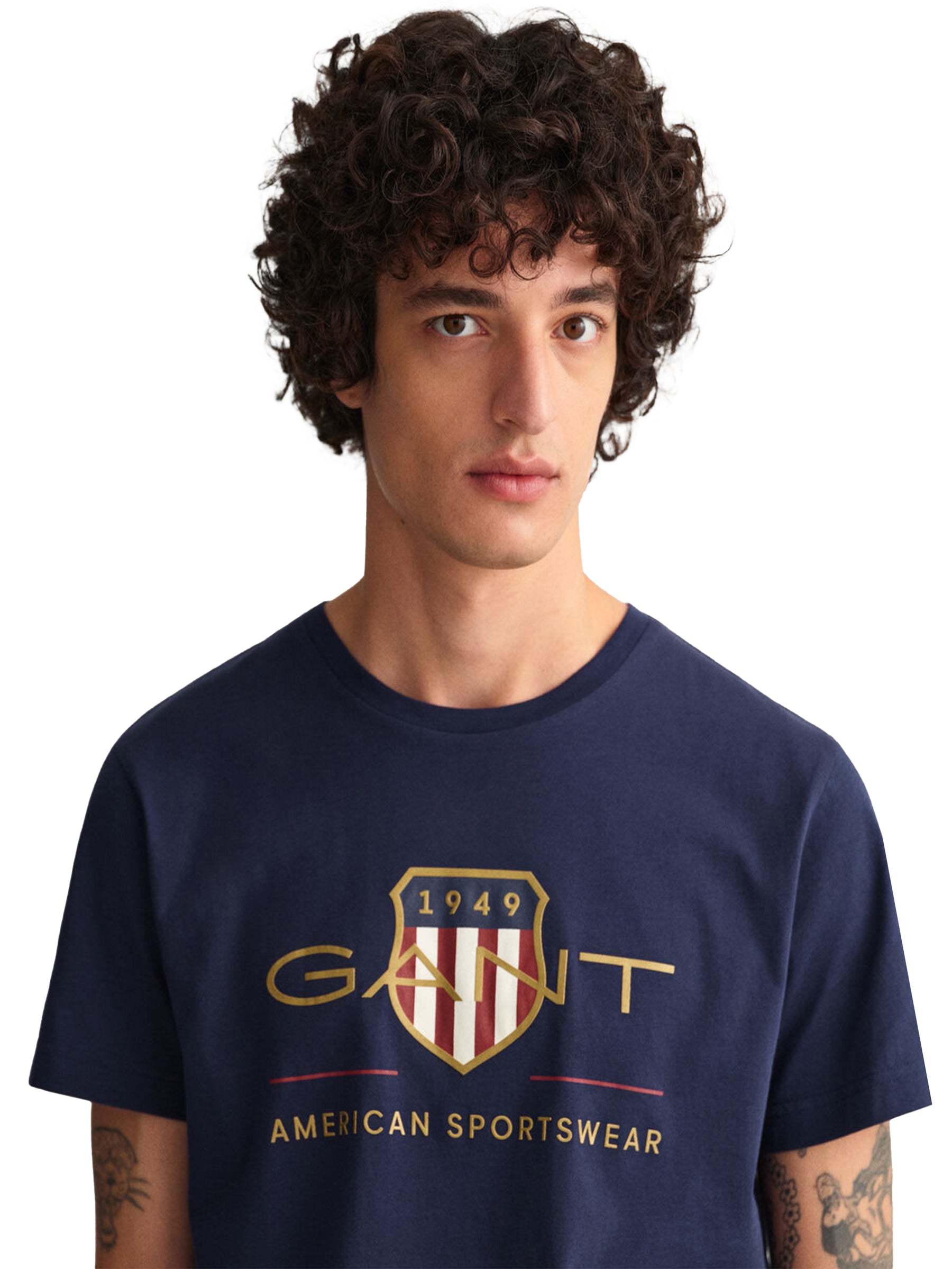 GANT_TS_ARC_SHLD RAWDENIM RAWDENIM