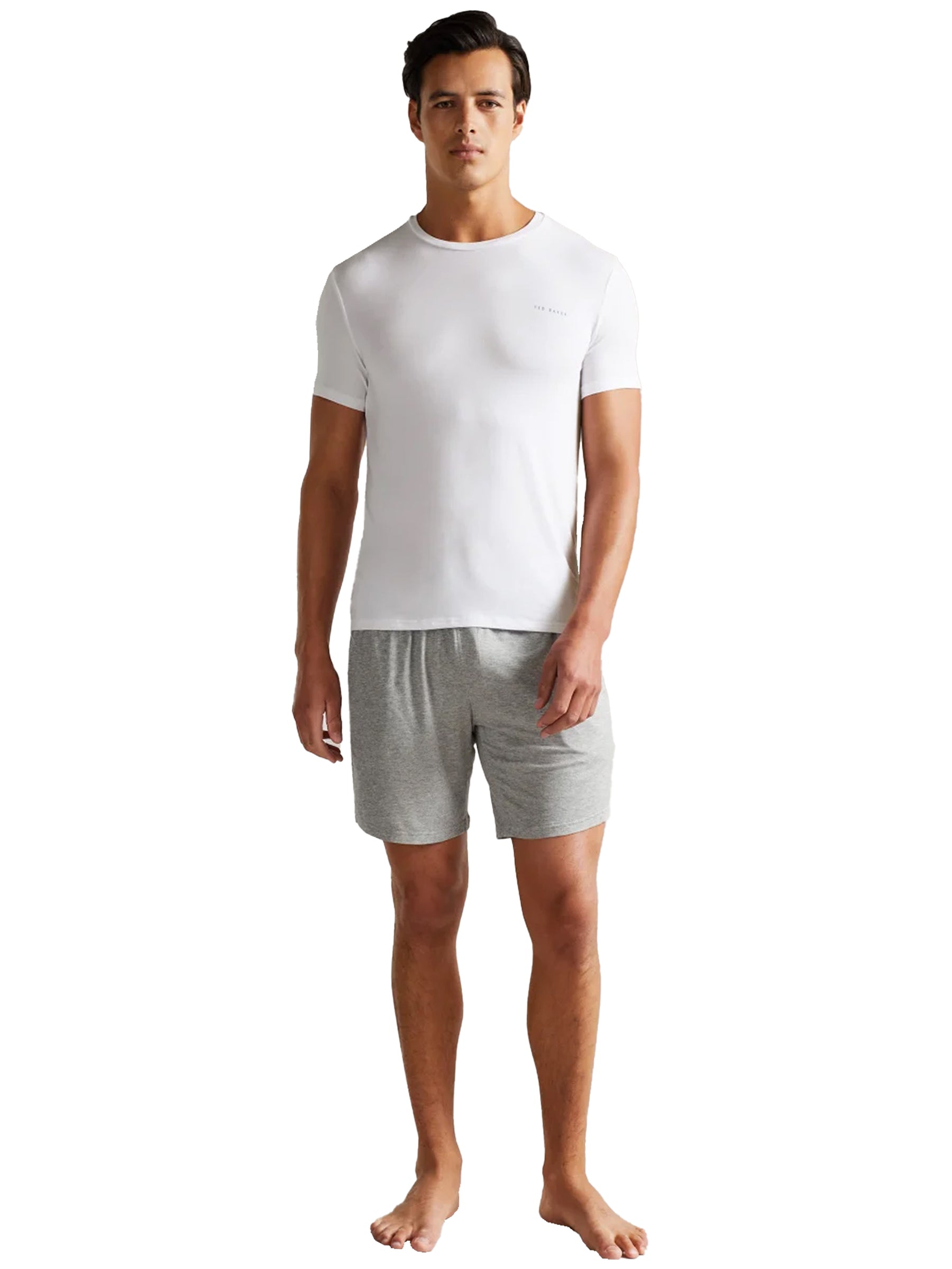 TB_TSHIRT_PEACOK Ted Baker | Mens Solid Modal T-Shirt - Peacok TED BAKER RAWDENIM