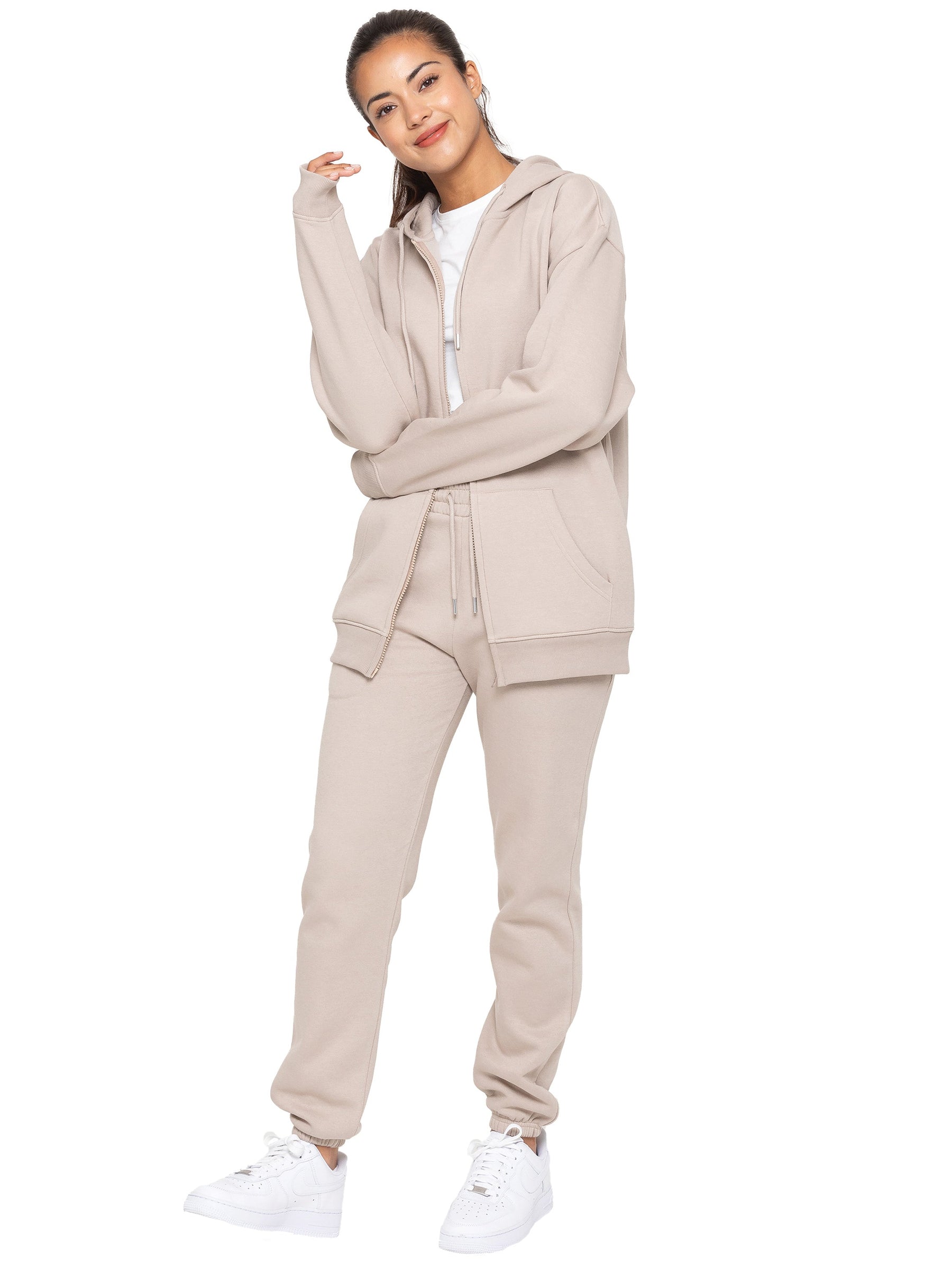 EZLHDZ596 Copy of Enzo | Womens Oversized Zipped Hoodie ENZO RAWDENIM