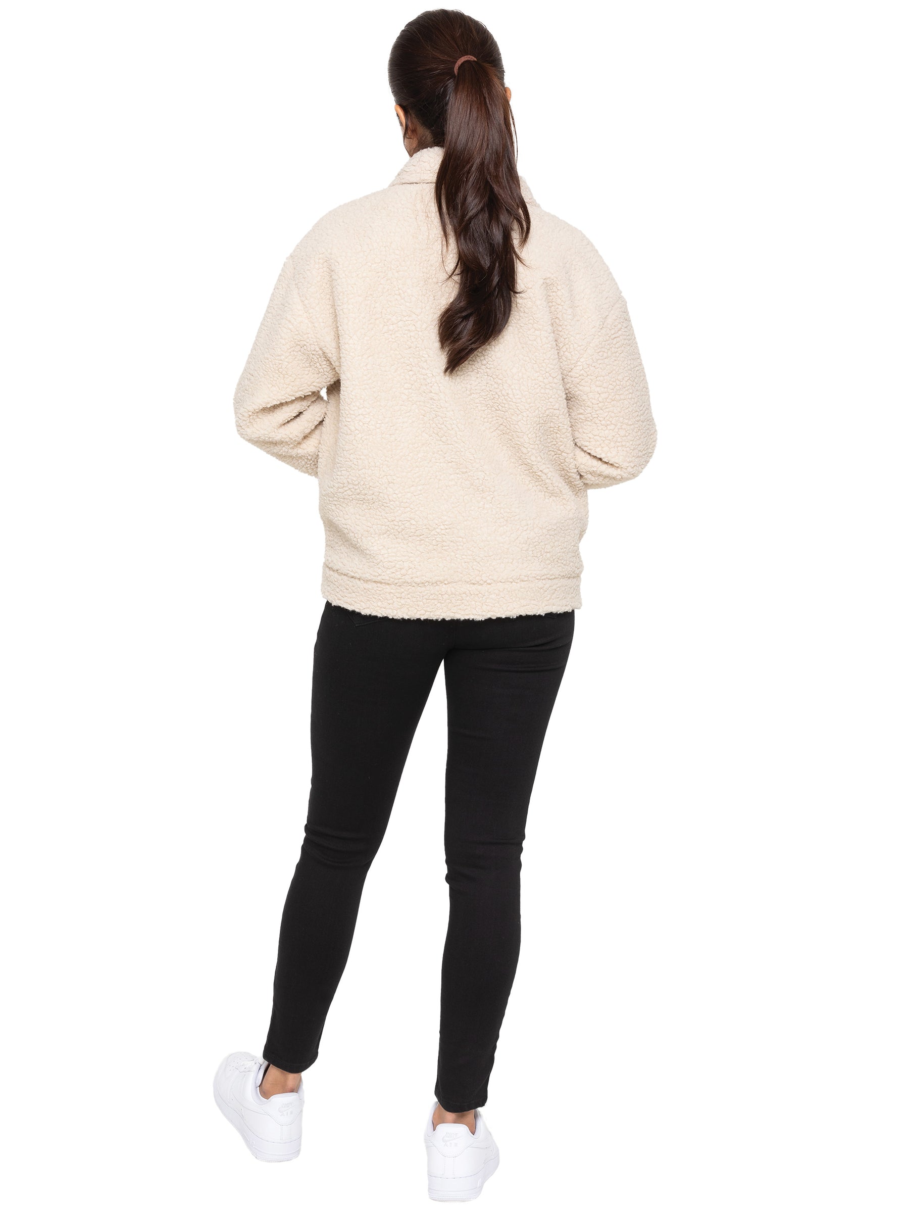 EZLJK625_JACKET Enzo | Womens Borg Jacket ENZO RAWDENIM
