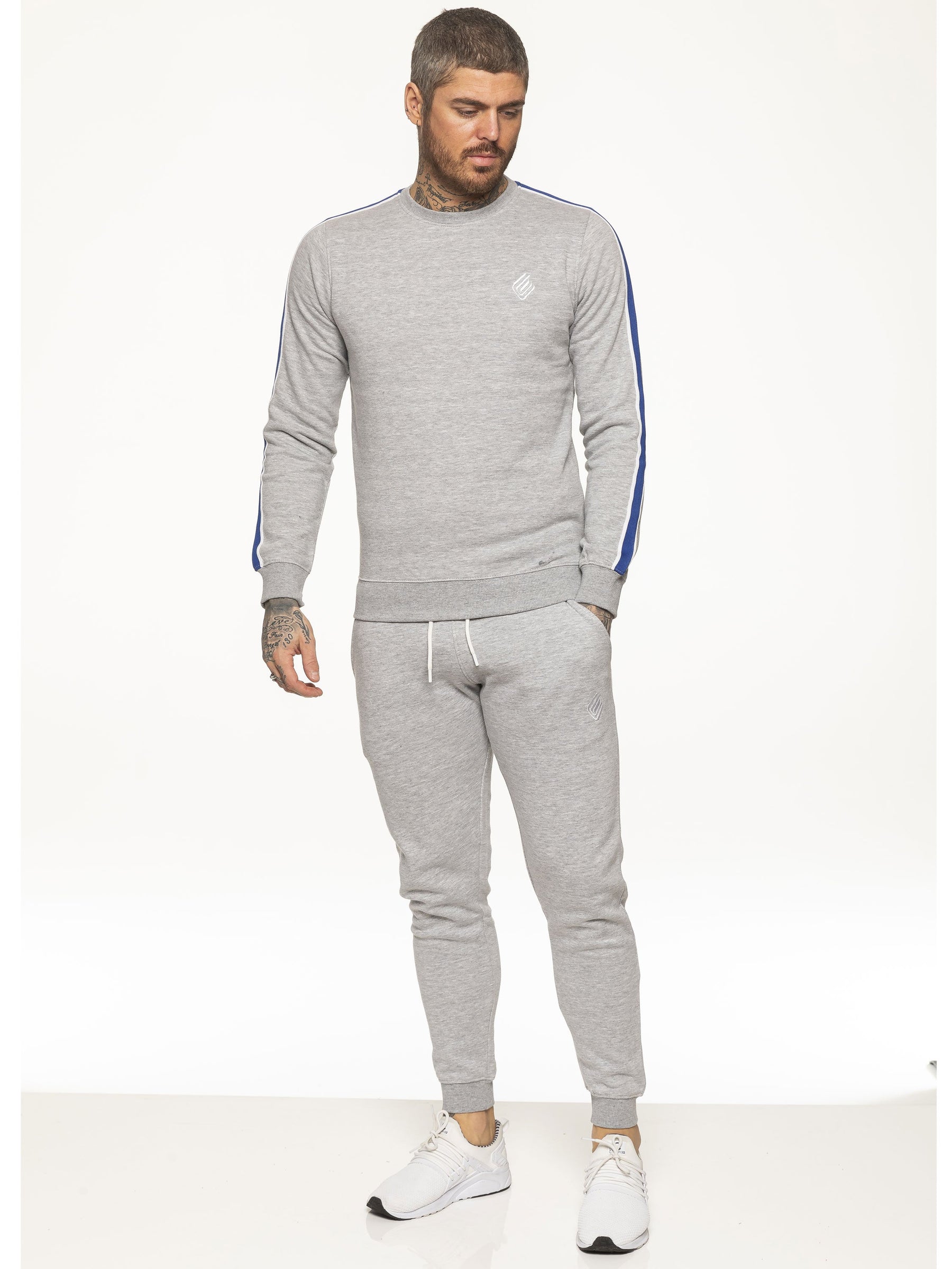 EZSW580 Copy of Mens Crew Neck Designer Sweatshirt | Enzo Designer Menswear ENZO RAWDENIM