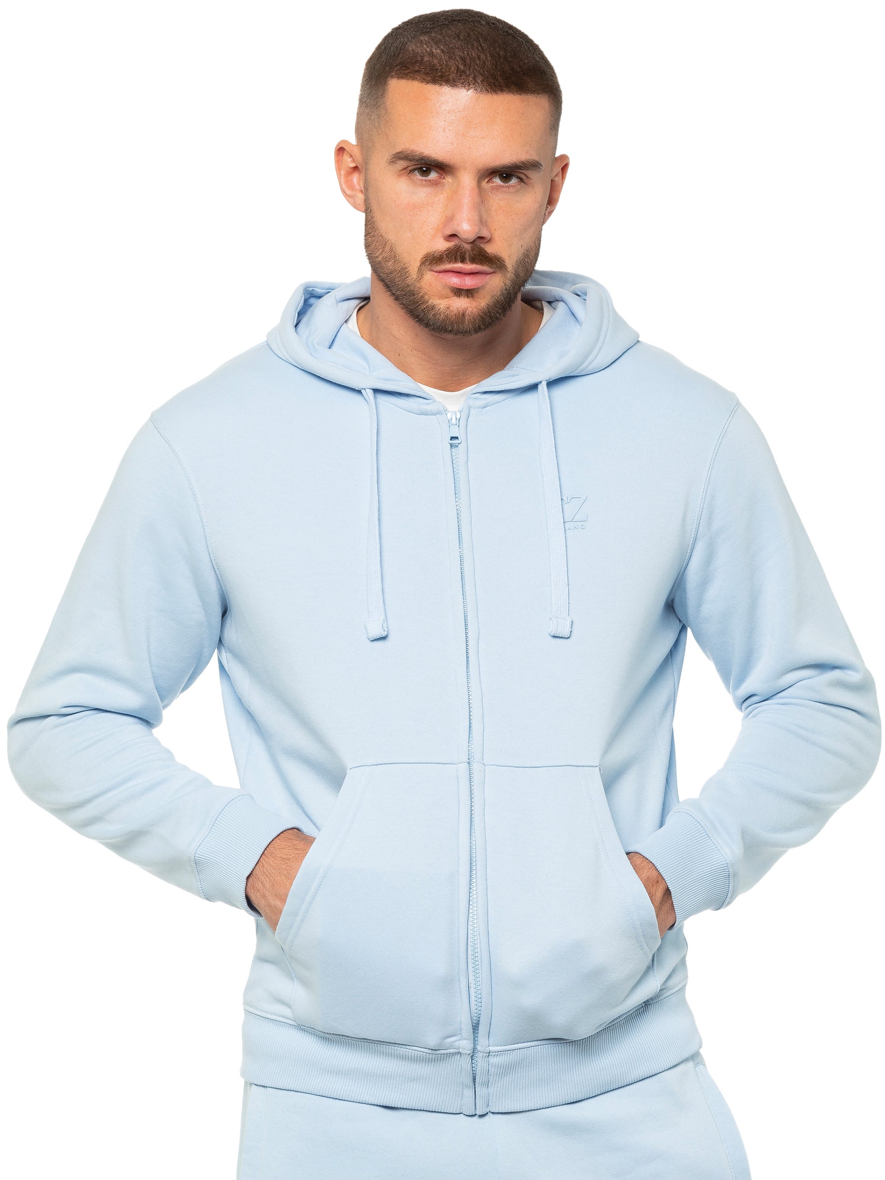 EZHDZ601 Enzo | Mens Zip Hoodie ENZO RAWDENIM