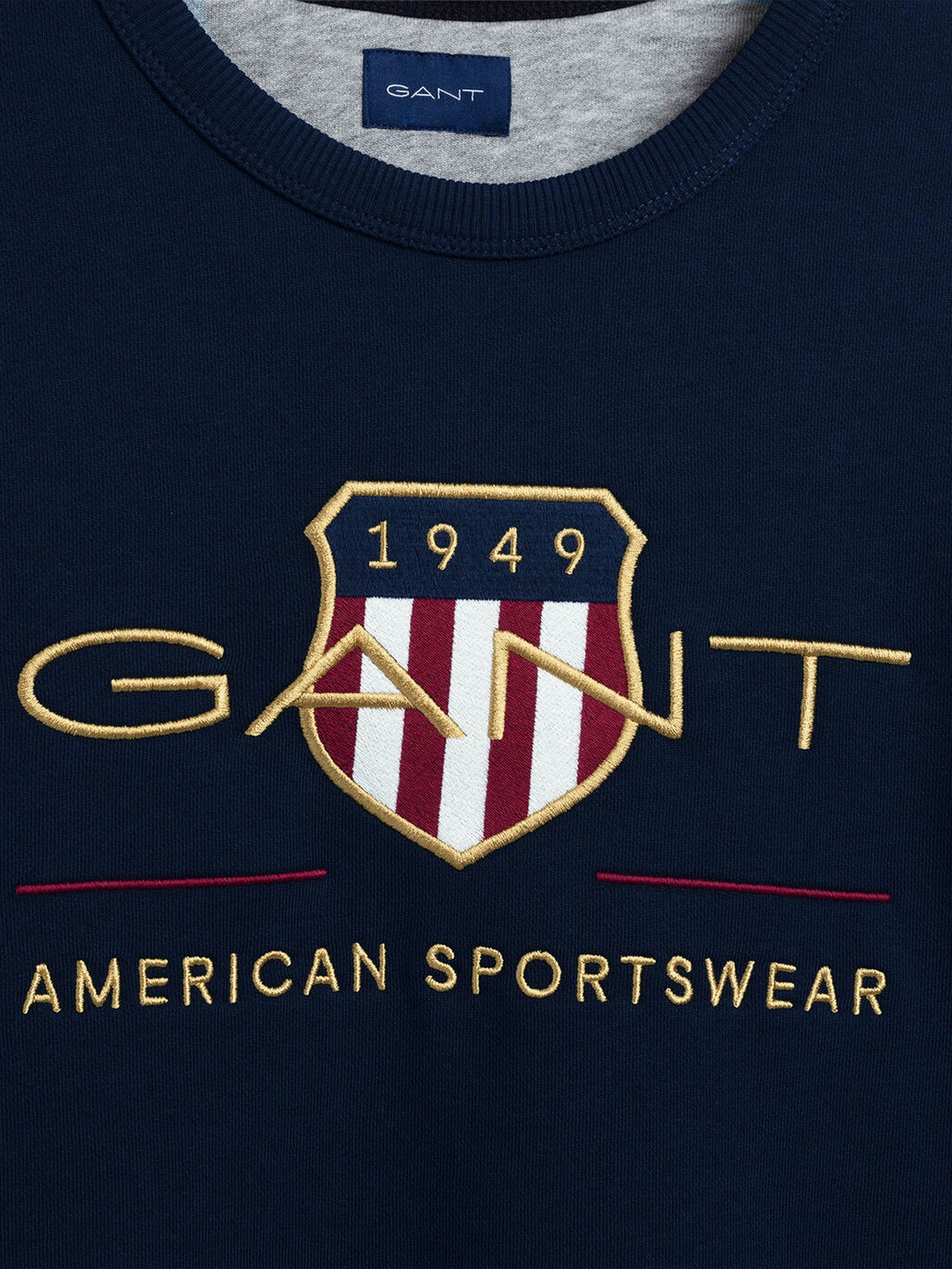 GANT_SWT_ARC_SHIELD RAWDENIM RAWDENIM
