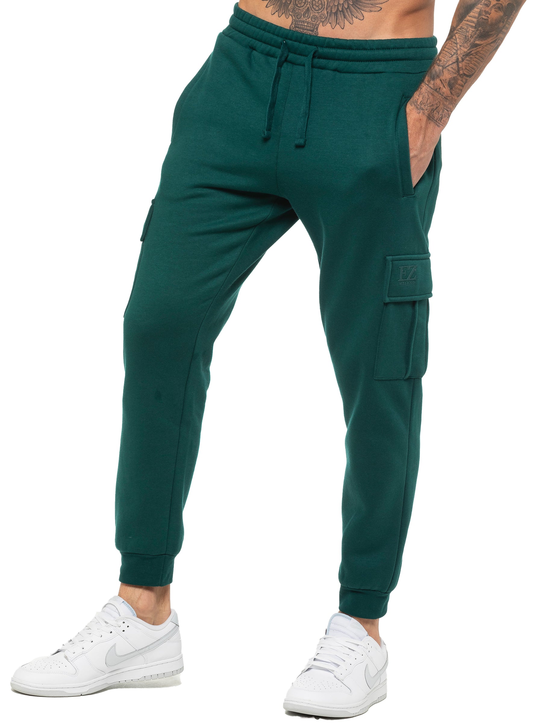 EZJGC599 Enzo | Mens Cargo Joggers ENZO RAWDENIM