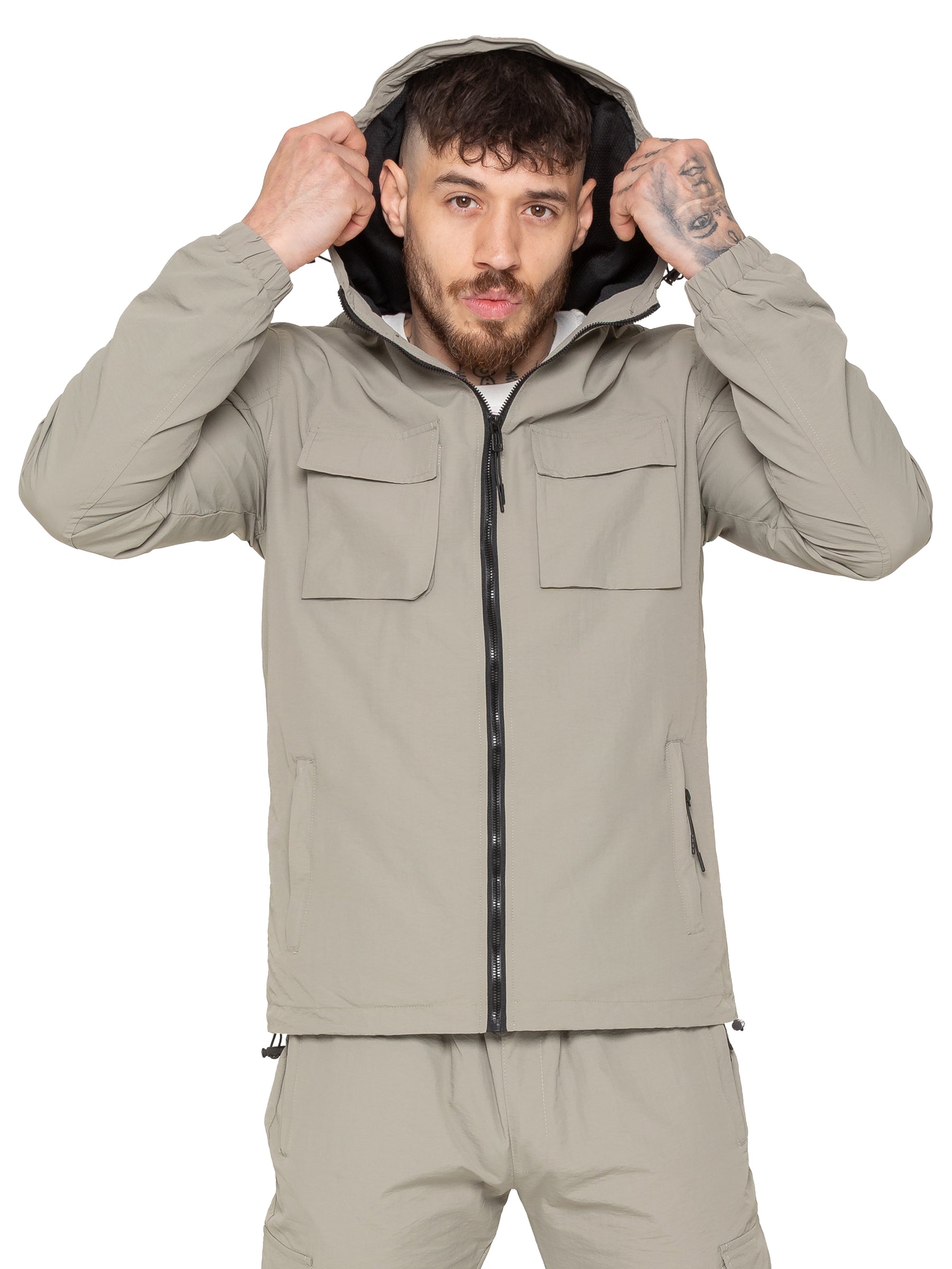 Enzo Milano | Mens Lightweight Cargo Jacket