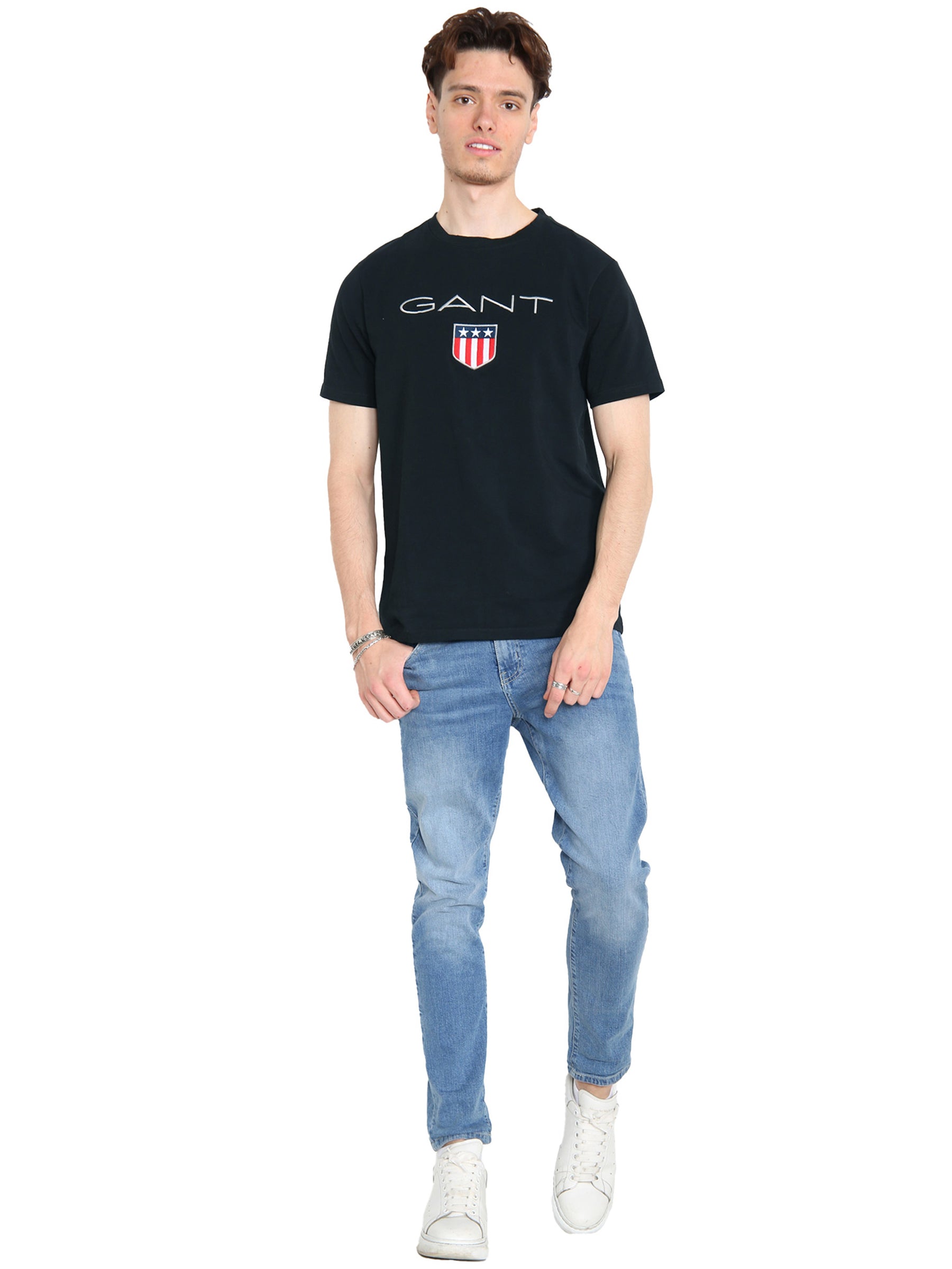 GANT TSHIRTS Gant Big Shield | Mens Crew Neck T-Shirts GANT RAWDENIM