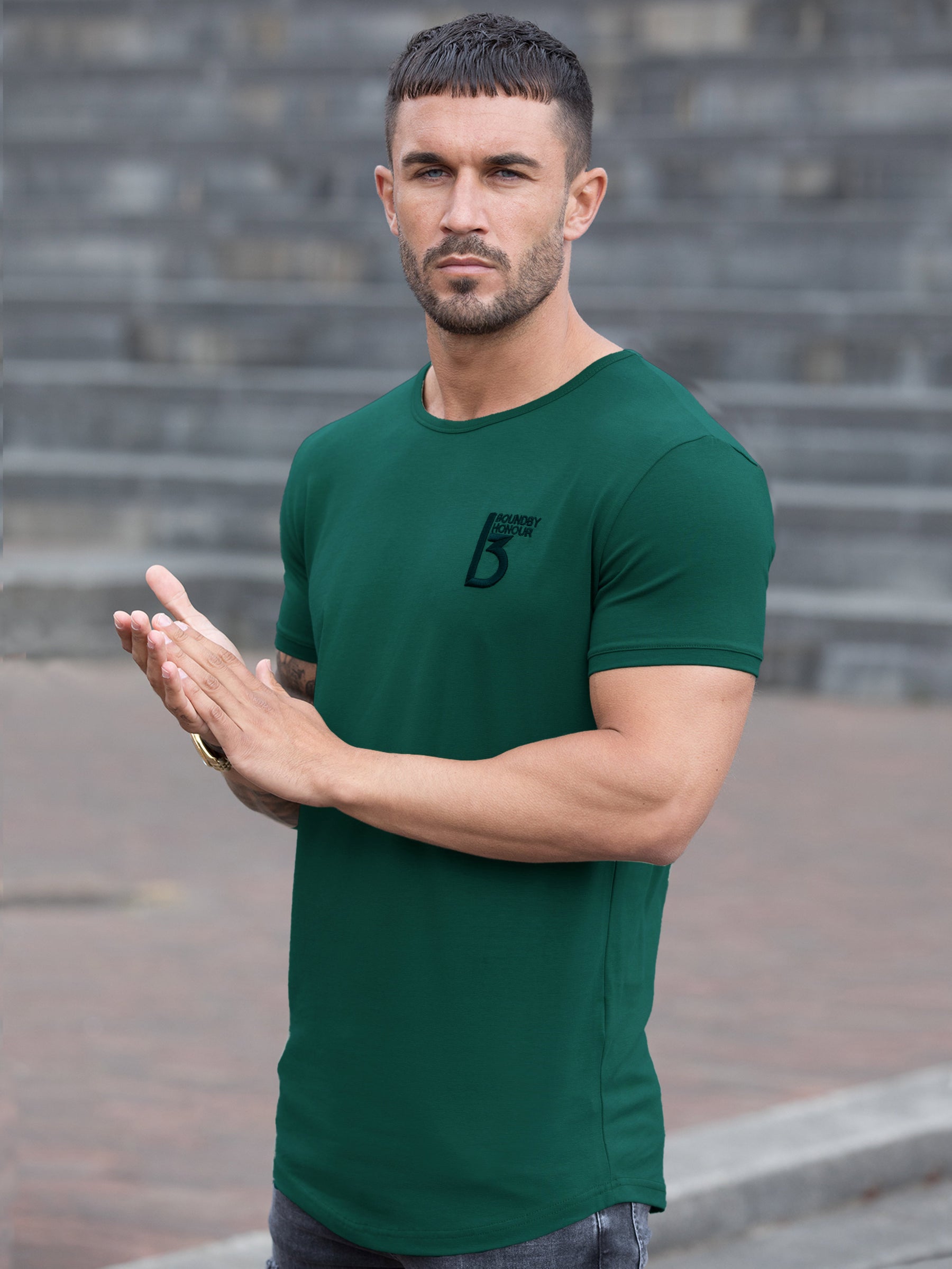 BST24 BH Men's Branded Short Sleeve Athletic T-shirt | Bound By Honour Bound By Honour RAWDENIM