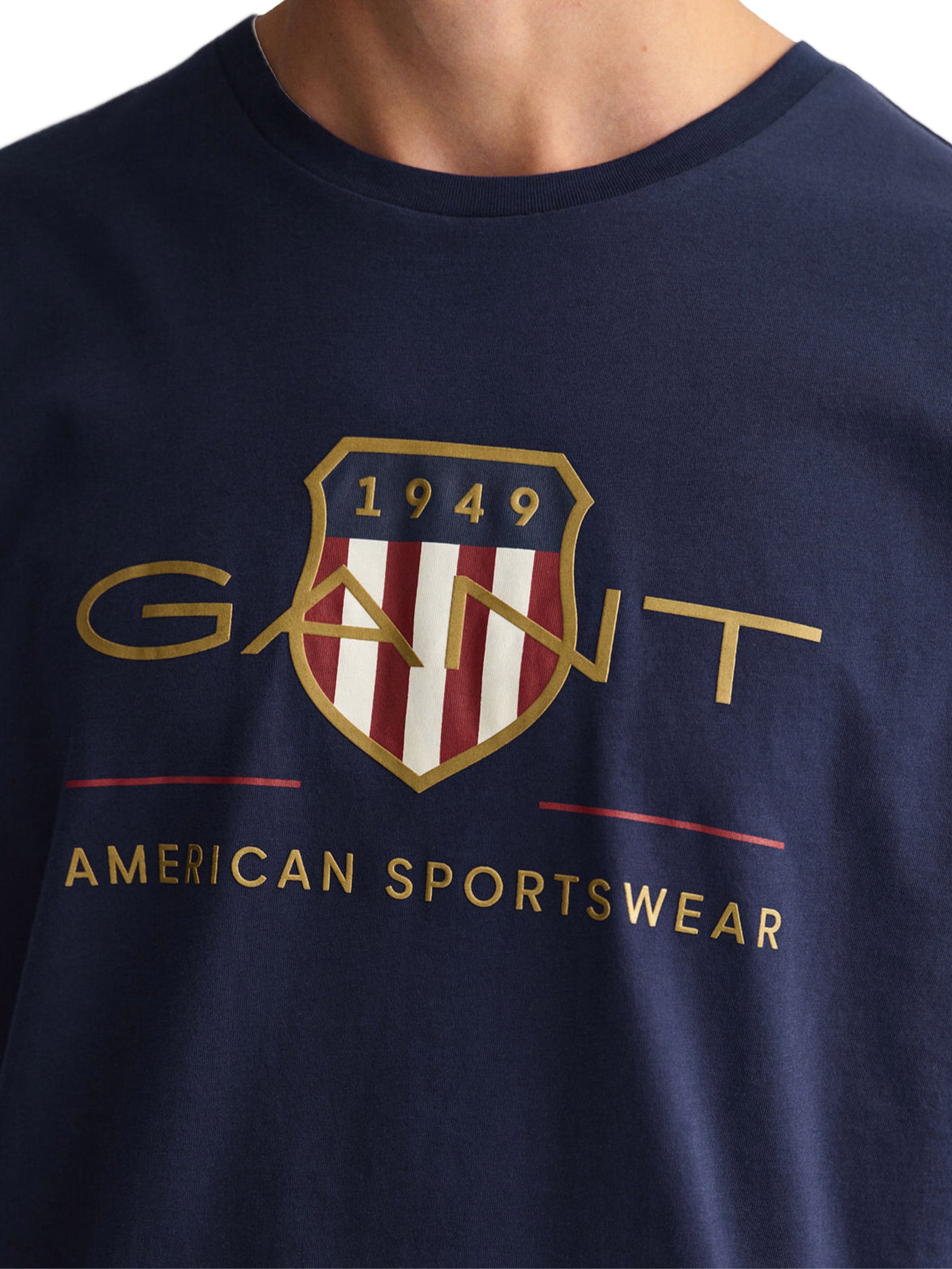 GANT_TS_ARC_SHLD RAWDENIM RAWDENIM