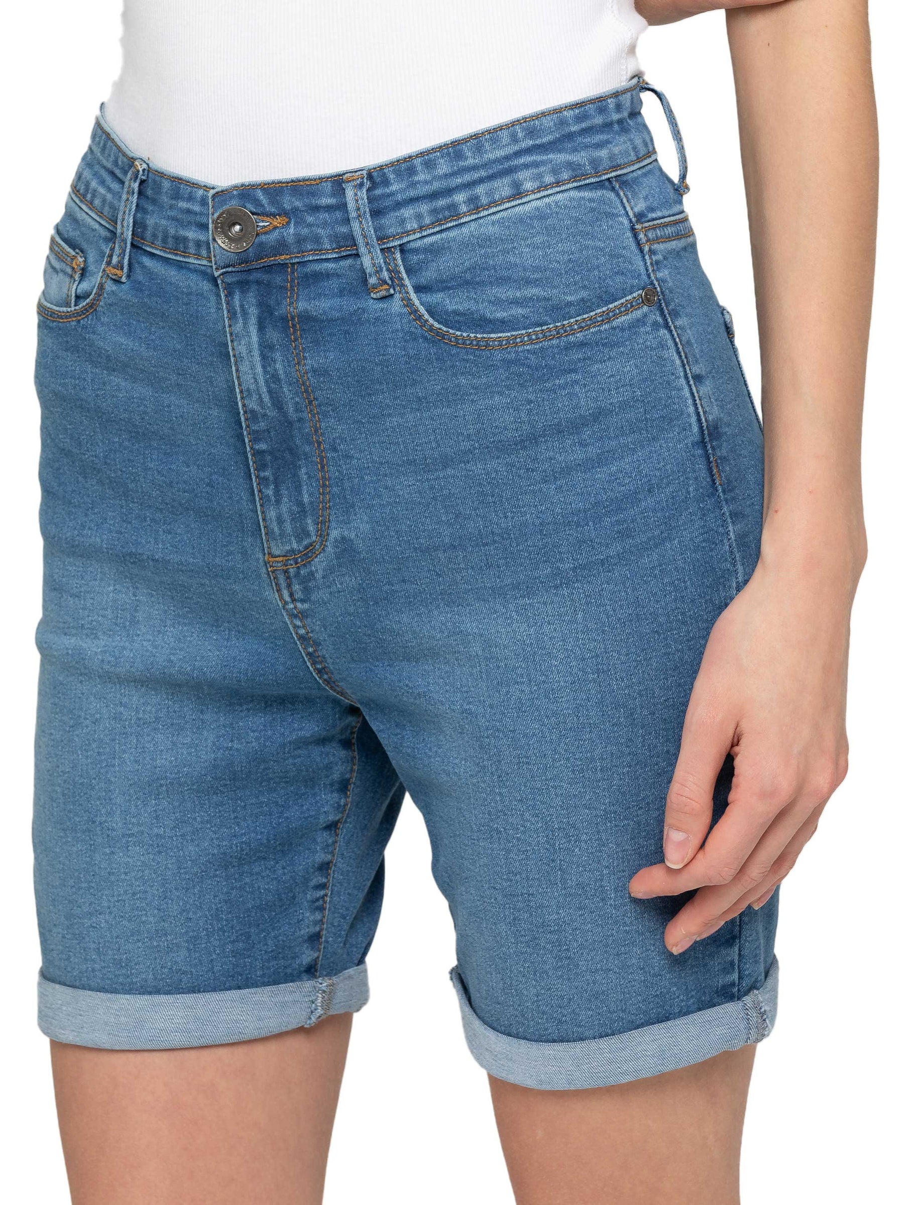 EZLS416 Copy of Enzo | Womens Denim Shorts RAWDENIM RAWDENIM
