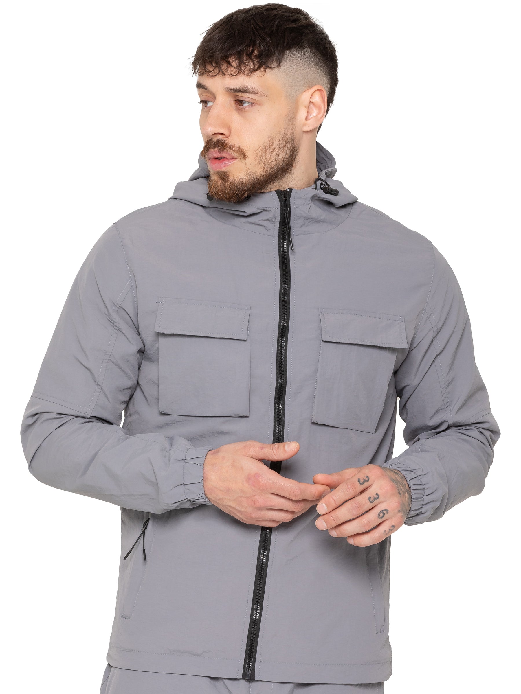 Enzo Milano | Mens Lightweight Cargo Jacket