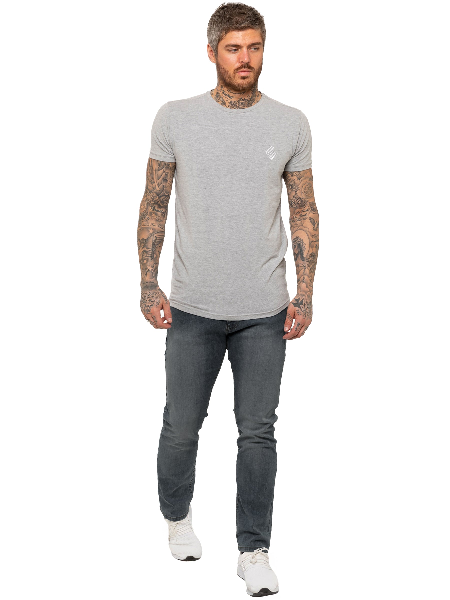 Kruze | Mens Straight Leg Stretch Jeans