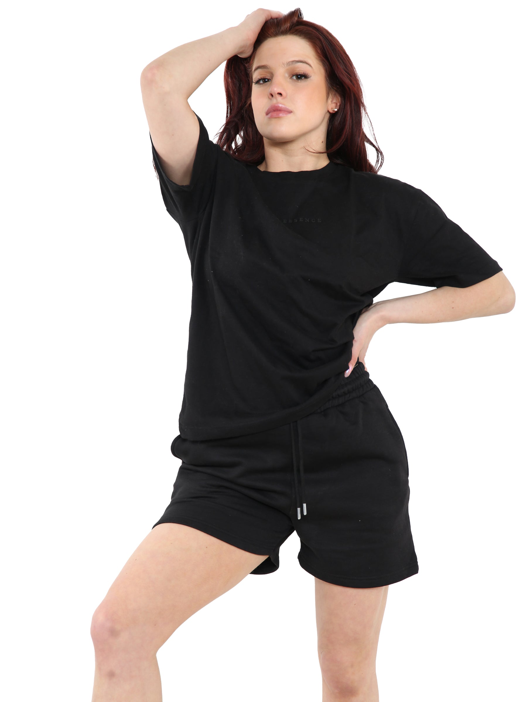 EZLTS592 TSHIRT & EZLS597 SHORTS NEW Enzo | Womens T-Shirt & Shorts Tracksuit Set ENZO RAWDENIM