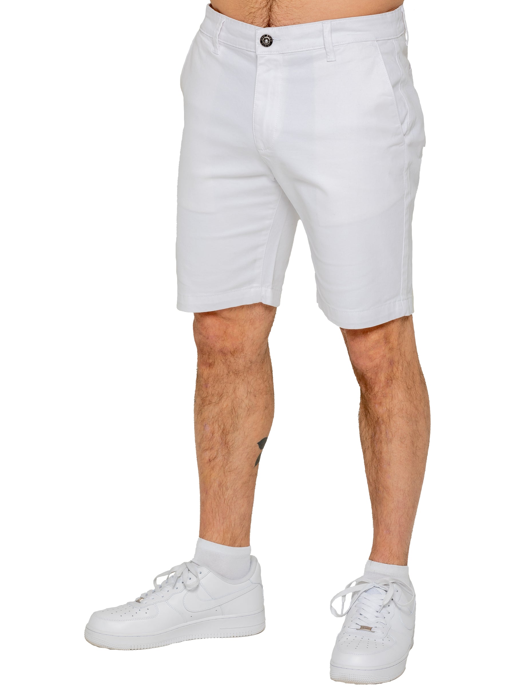 Enzo | Mens Stretch Chino Shorts