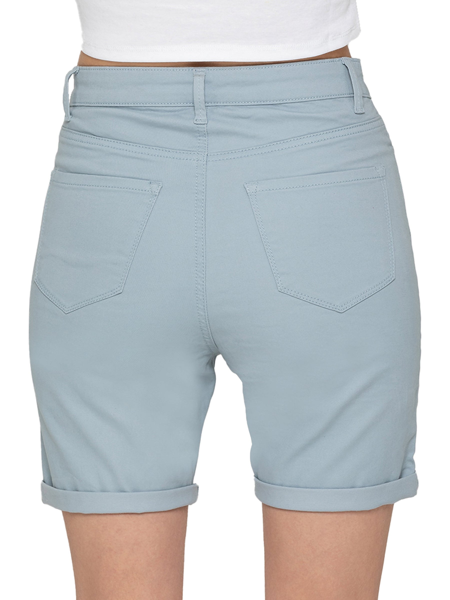 EZLS630 Copy of Enzo | Womens Chino Shorts ENZO RAWDENIM